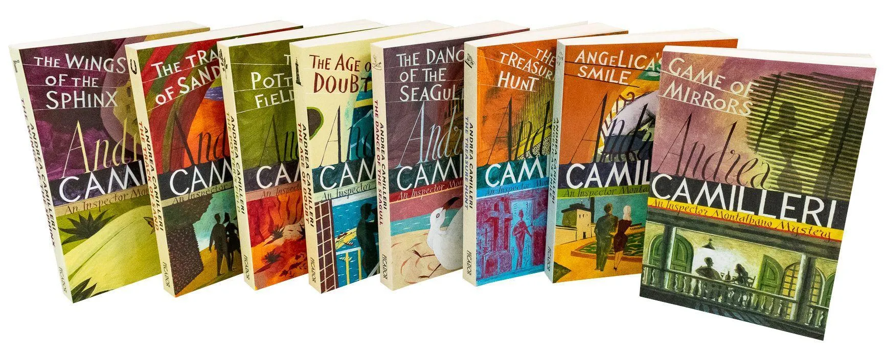 Inspector Montalbano by Andrea Camilleri Books 11-18 Collection Set - Fiction - Paperback