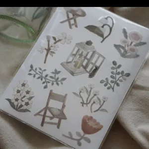 Ivy Snow - Planner Sticker - Afternoon Garden