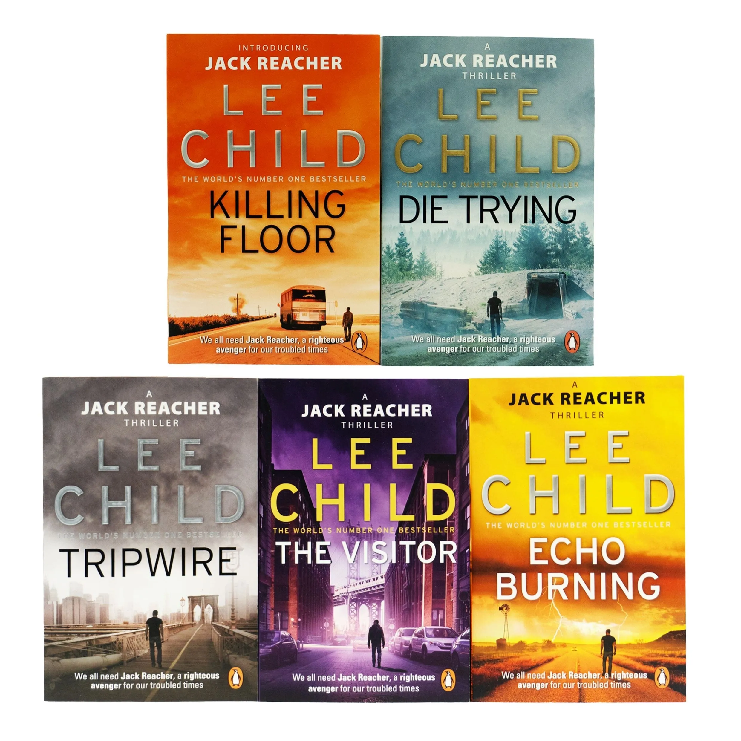 Jack Reacher by Lee Child (Books 1-10): 10 Books Collection Set - Fiction - Paperback