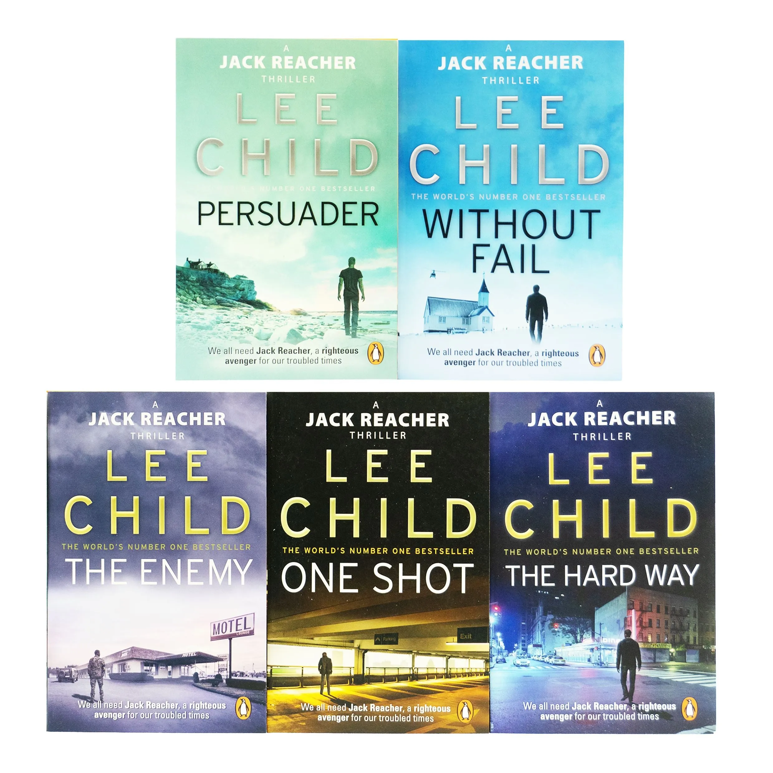 Jack Reacher by Lee Child (Books 6-10): 5 Books Collection Set - Fiction - Paperback