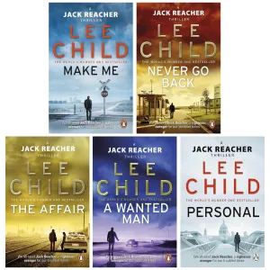 Jack Reacher Series by Lee Child: Books 16-20 Collection Set - Fiction - Paperback