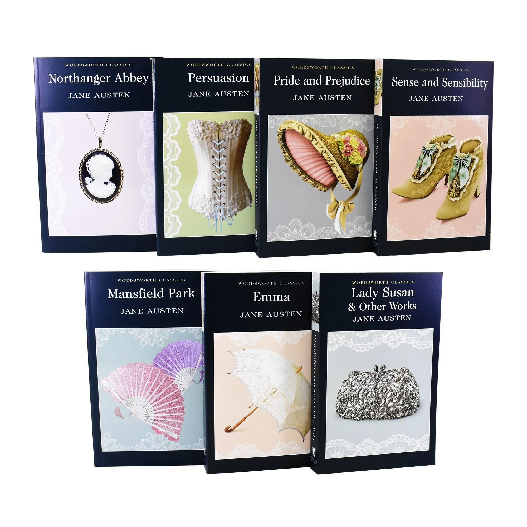 Jane Austen Wordsworth 7 Books - Adult - Paperback