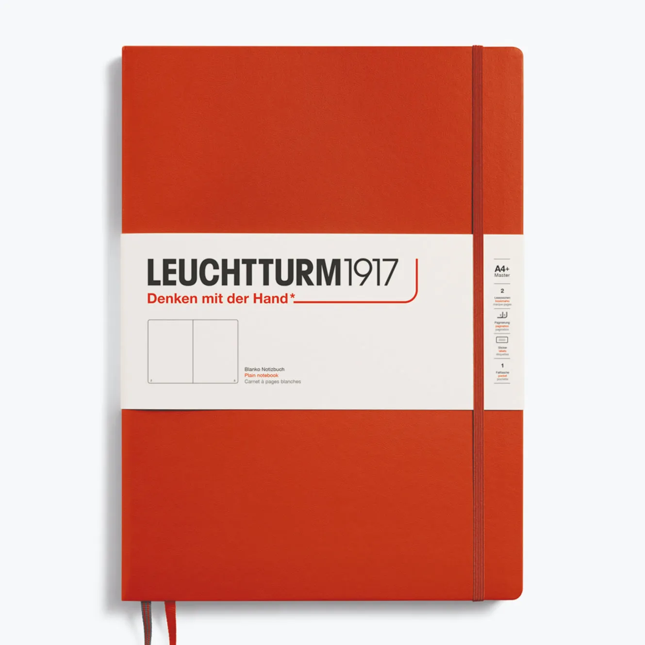 Leuchtturm1917 - Notebook - A4  - Slim - Fox Red