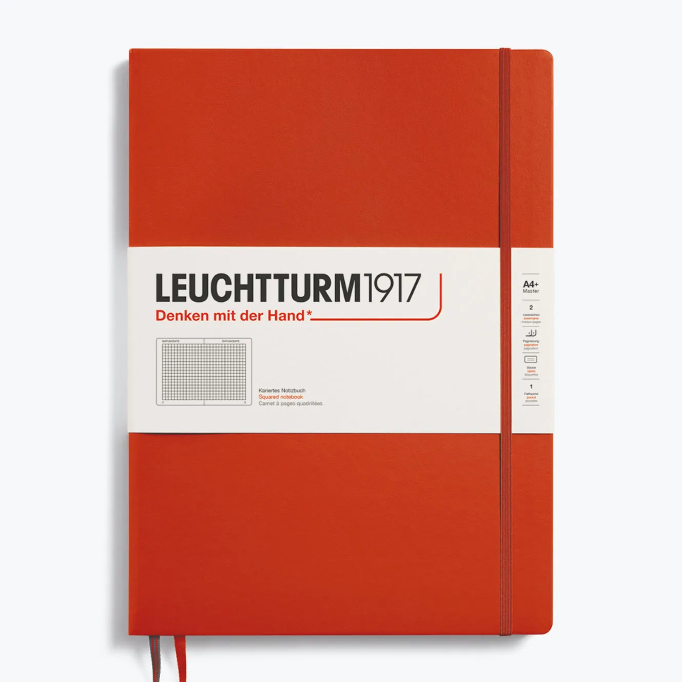 Leuchtturm1917 - Notebook - A4  - Slim - Fox Red