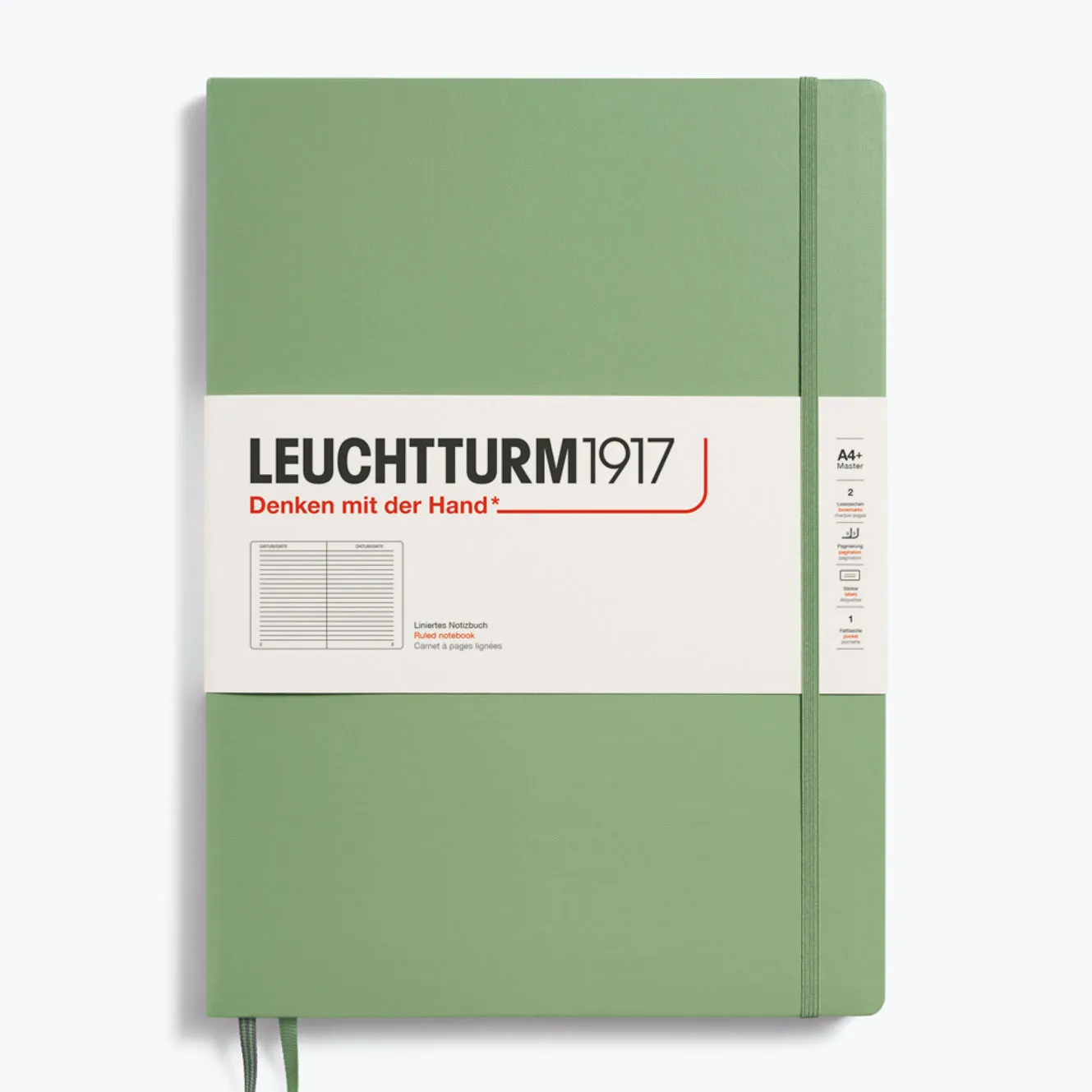 Leuchtturm1917 - Notebook - A4  - Slim - Sage