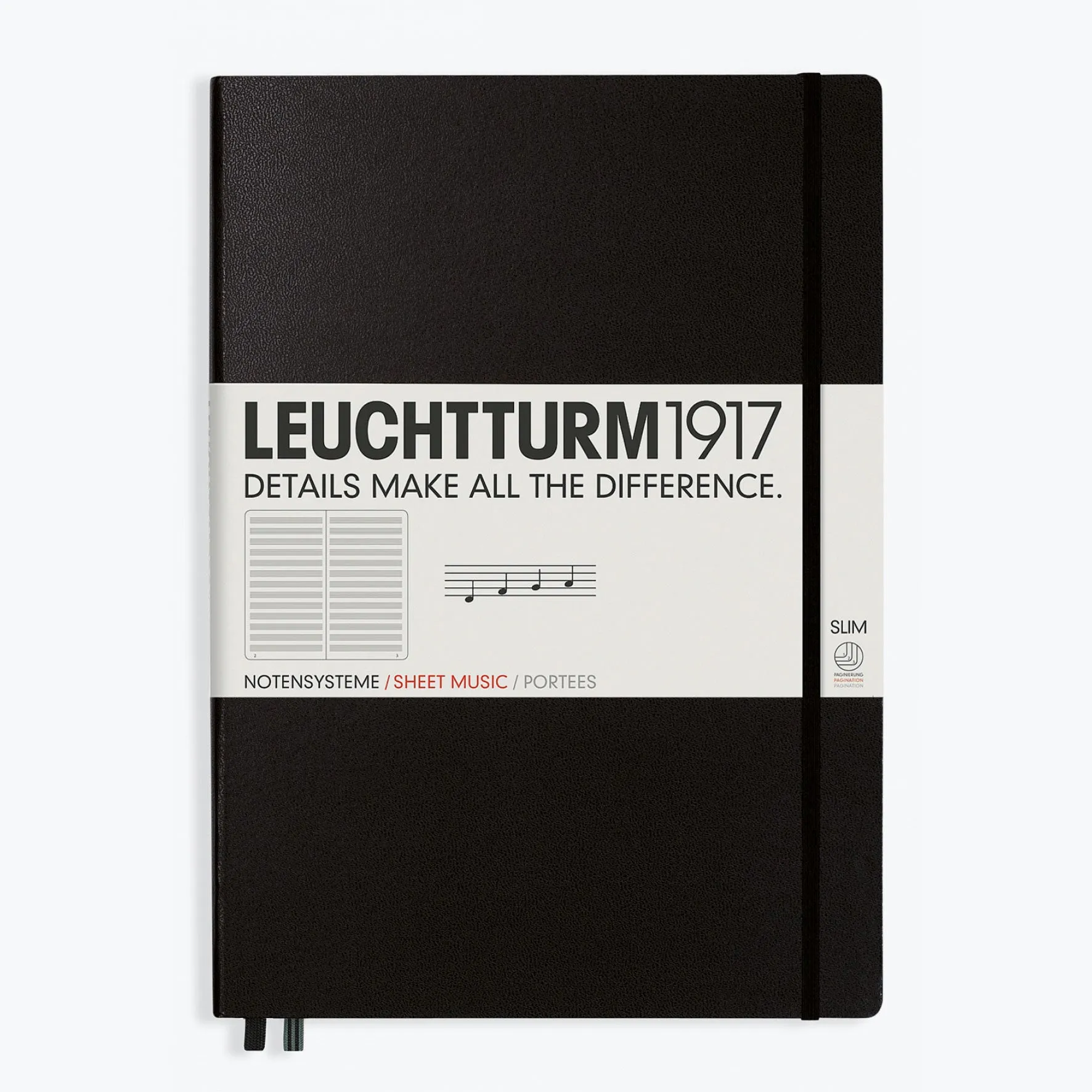 Leuchtturm1917 - Notebook - A4  - Staves