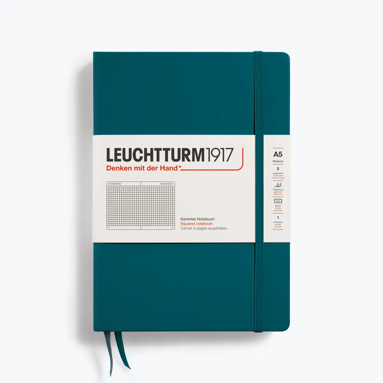 Leuchtturm1917 - Notebook - A5 - Pacific Green