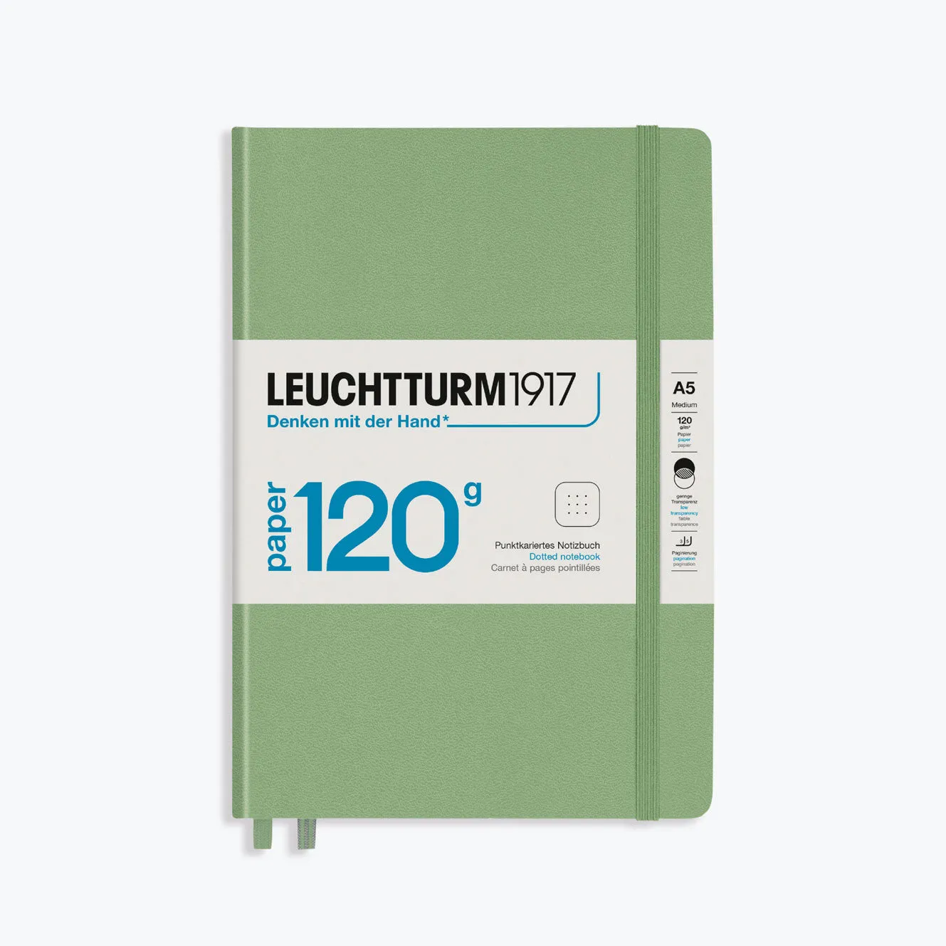Leuchtturm1917 - Notebook - A5 - Paper 120 - Sage