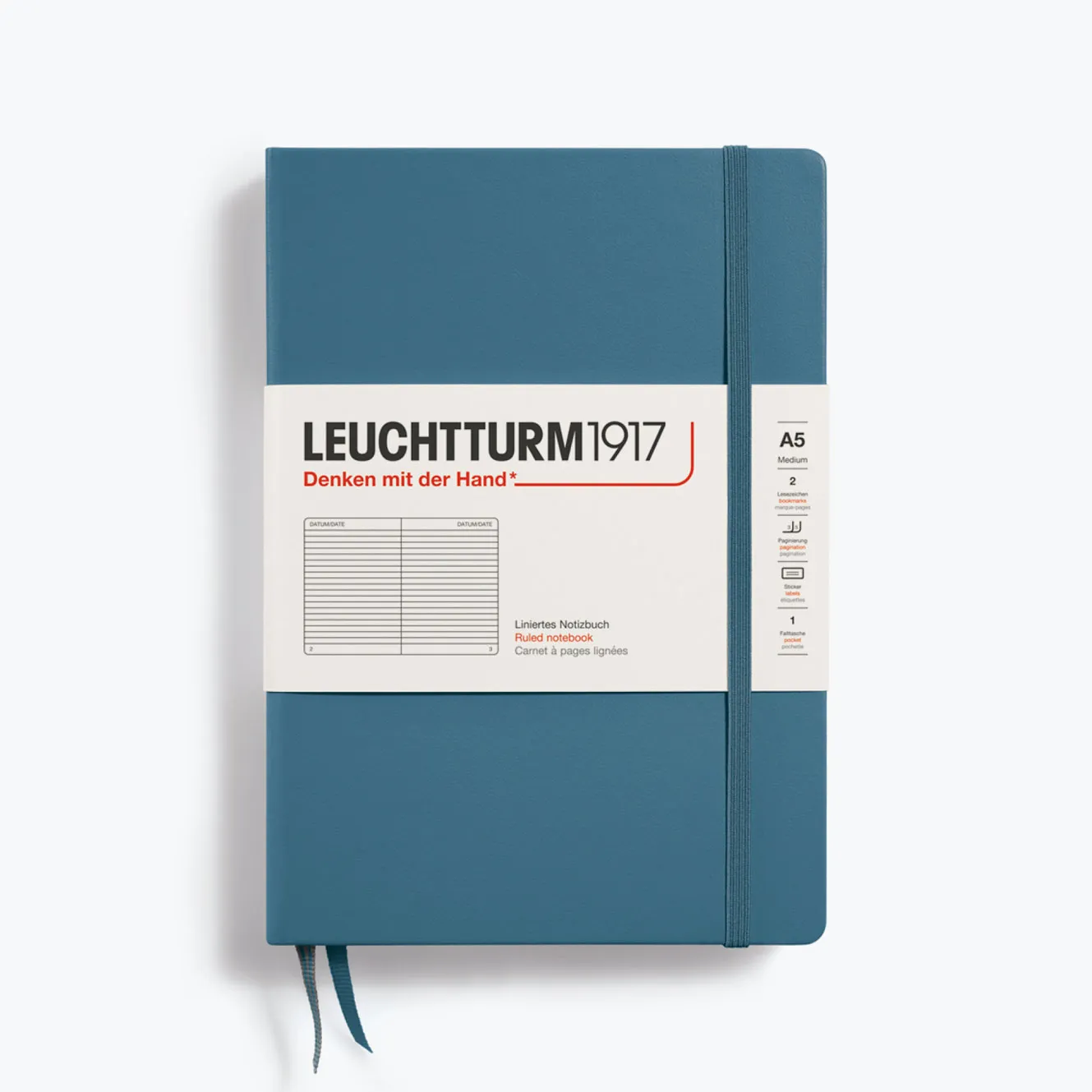 Leuchtturm1917 - Notebook - A5 - Stone Blue