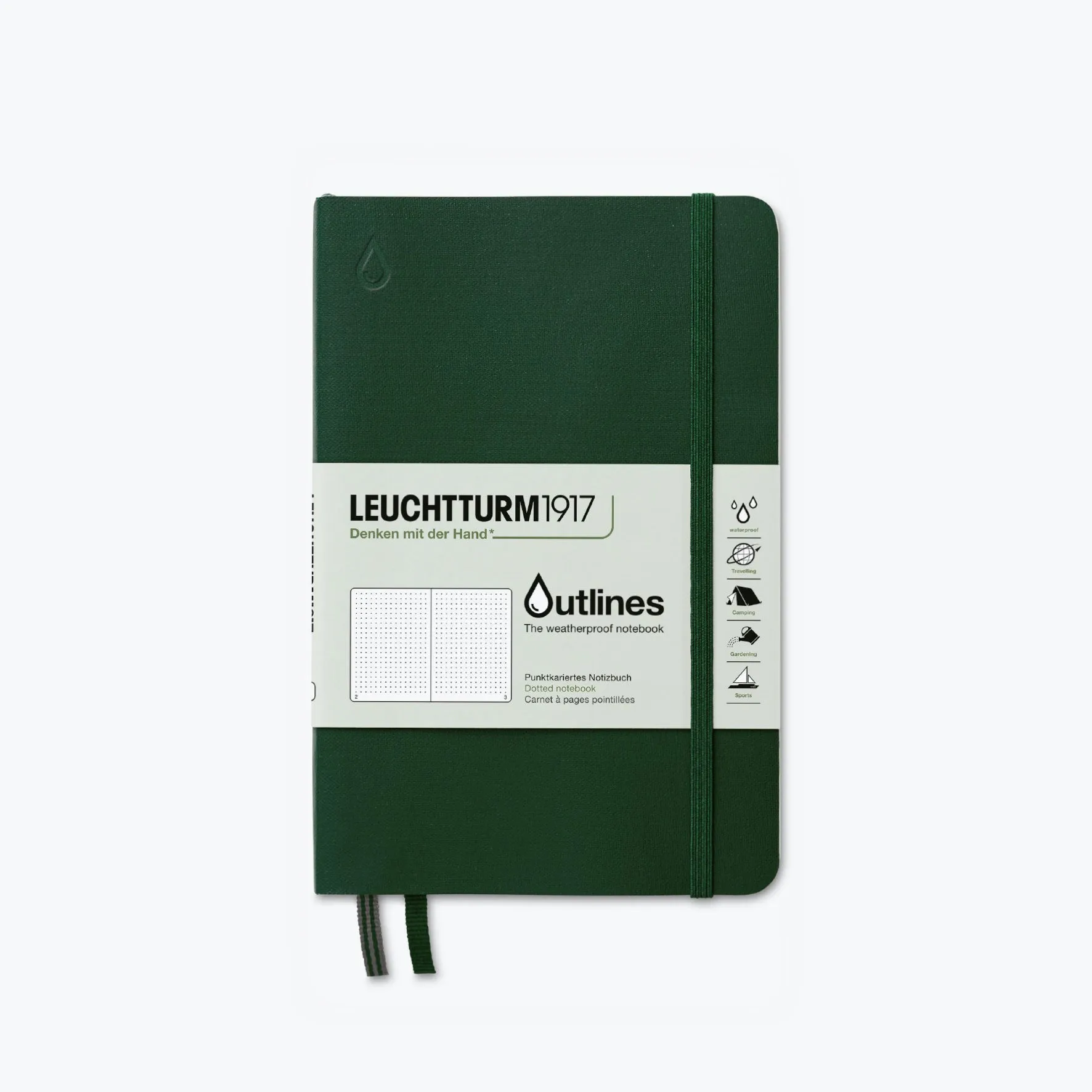 Leuchtturm1917 - Notebook - B6  - Outlines - Walden Green