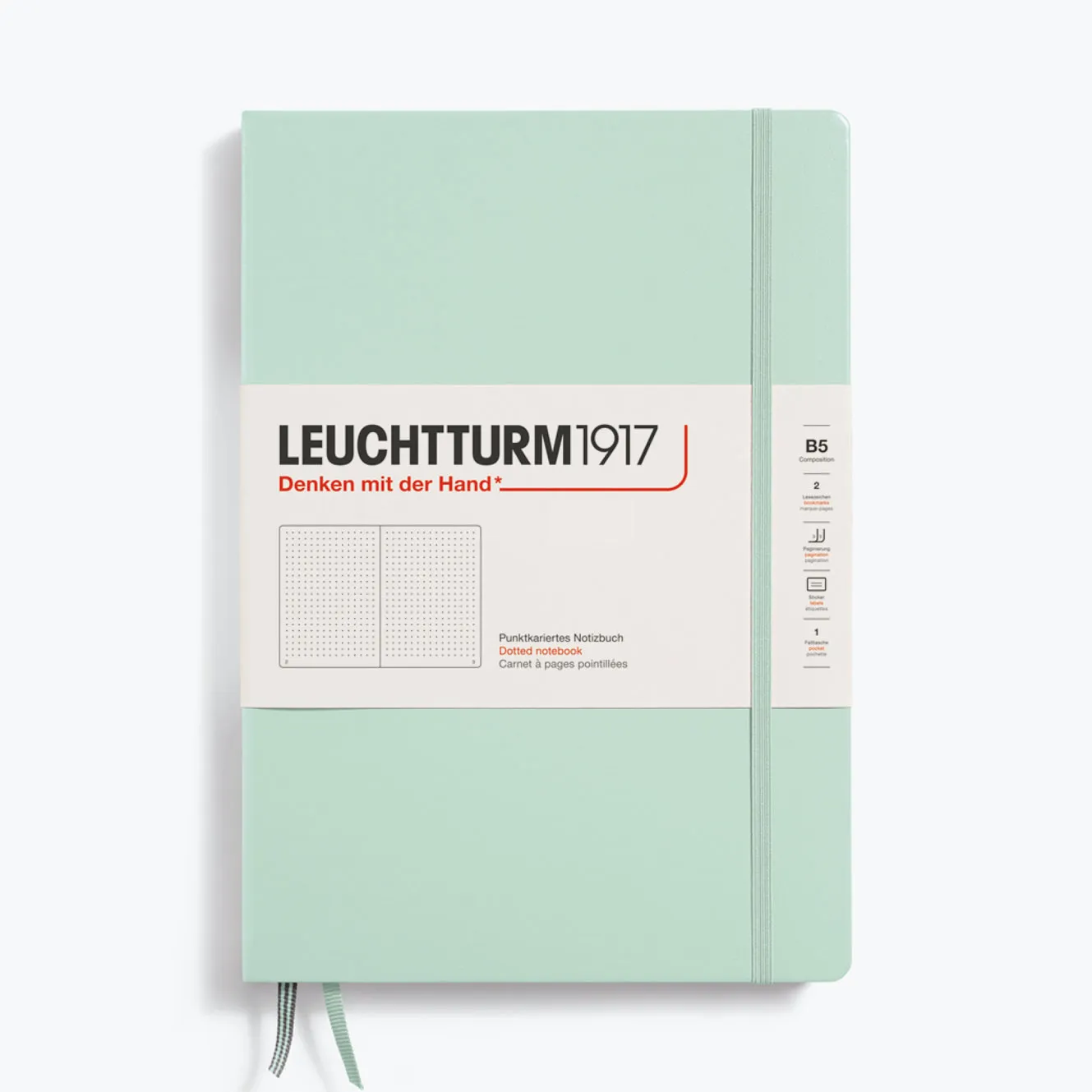 Leuchtturm1917 - Notebook - Hardcover - B5 - Mint Green