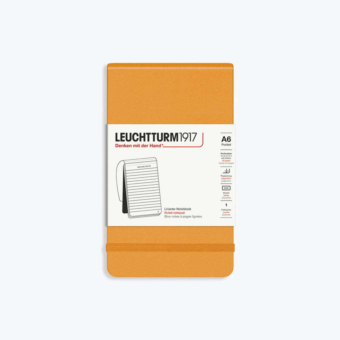 Leuchtturm1917 - Notebook - Reporter Notepad - Rising Sun