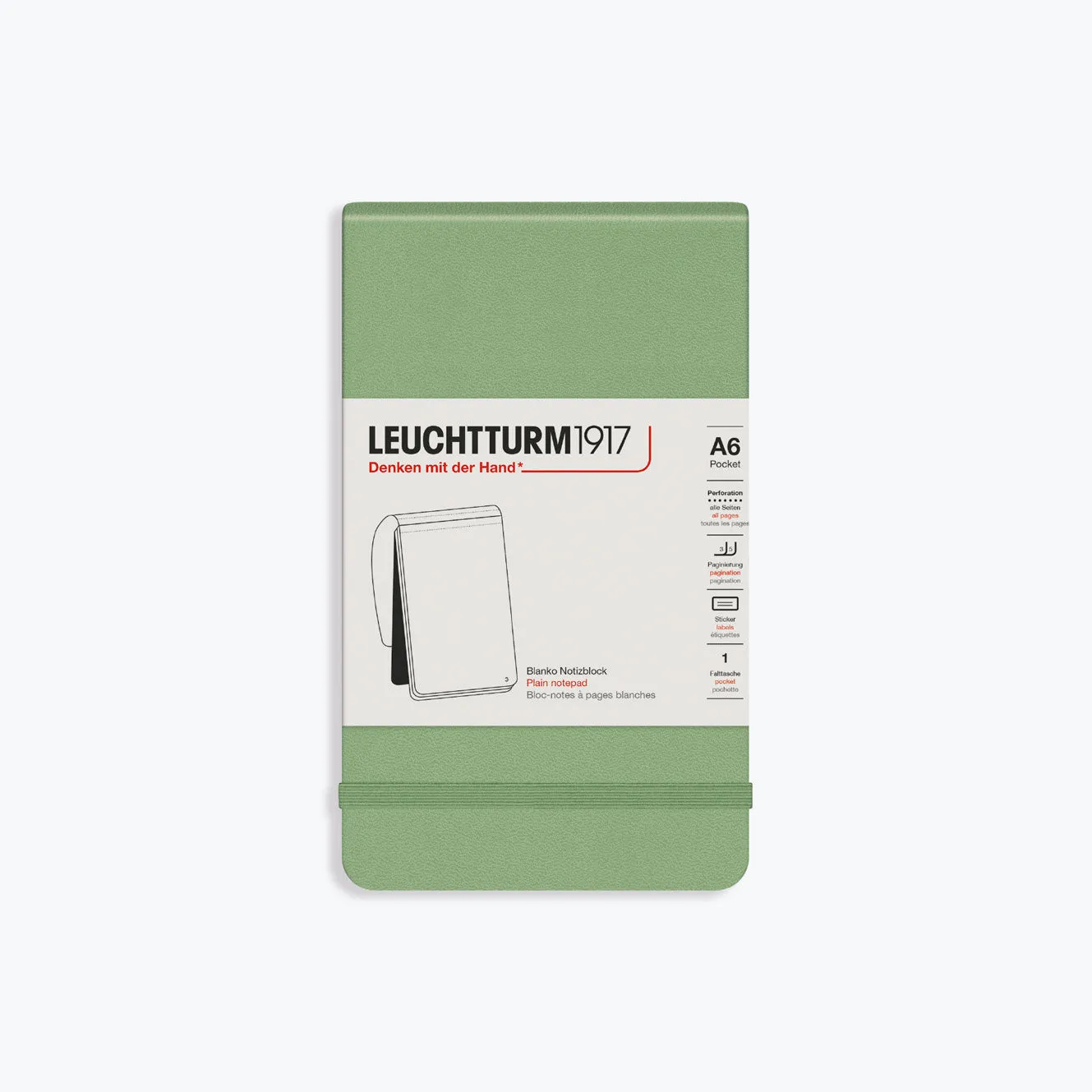 Leuchtturm1917 - Notebook - Reporter Notepad - Sage