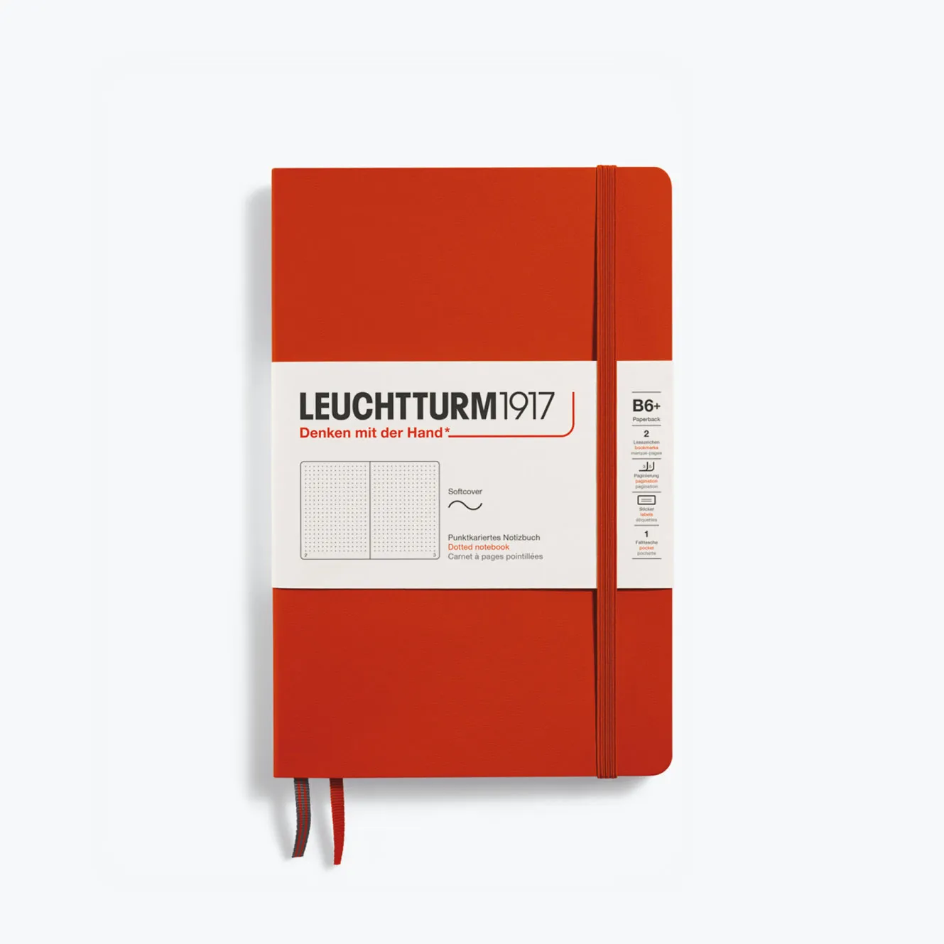 Leuchtturm1917 - Notebook - Softcover - B6  - Fox Red