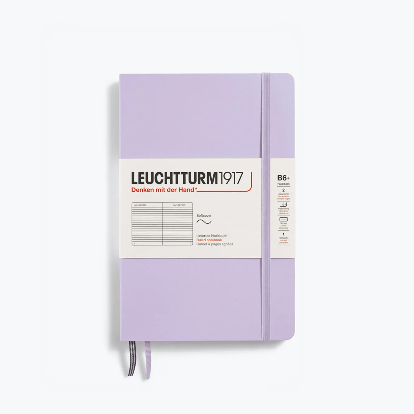 Leuchtturm1917 - Notebook - Softcover - B6  - Lilac