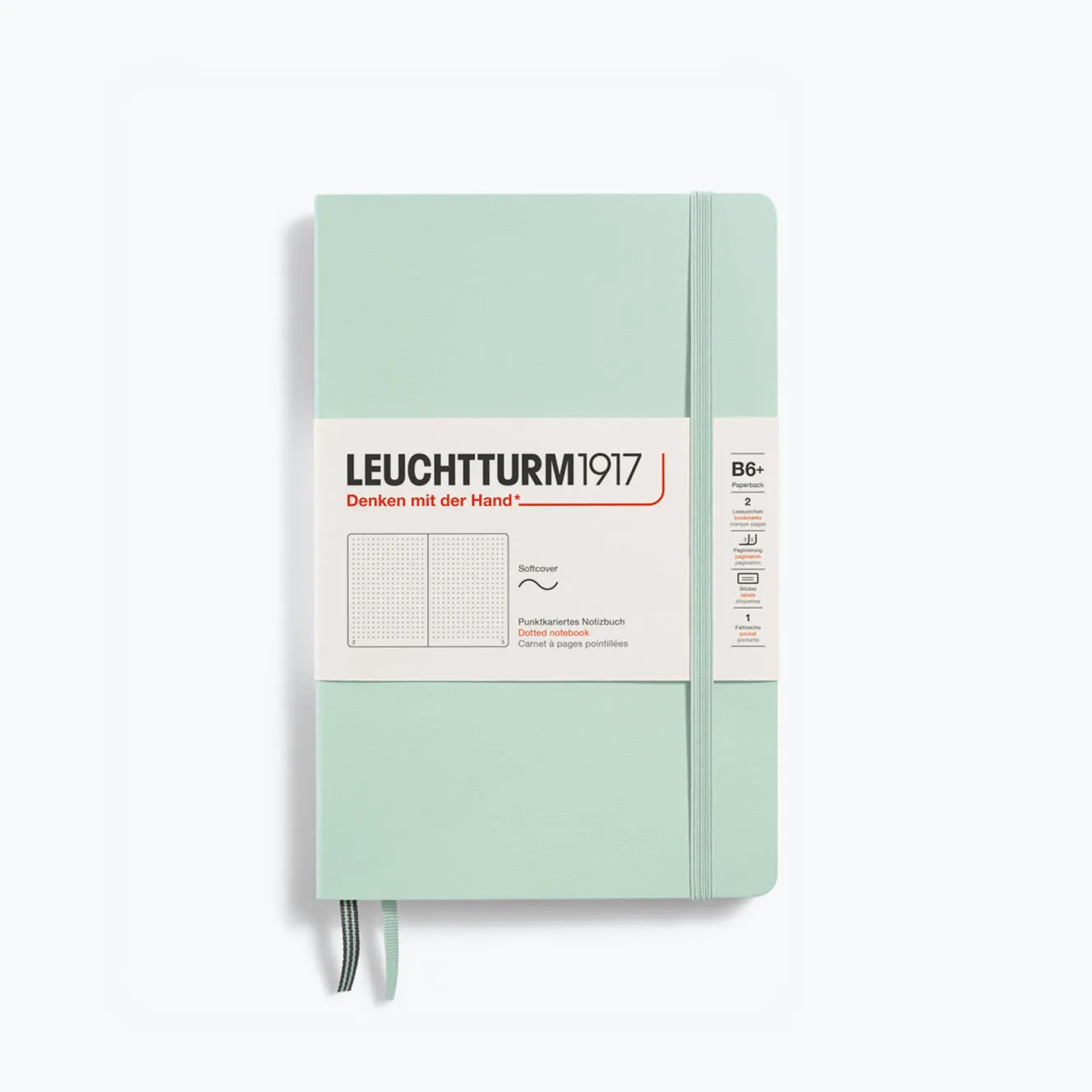 Leuchtturm1917 - Notebook - Softcover - B6  - Mint Green