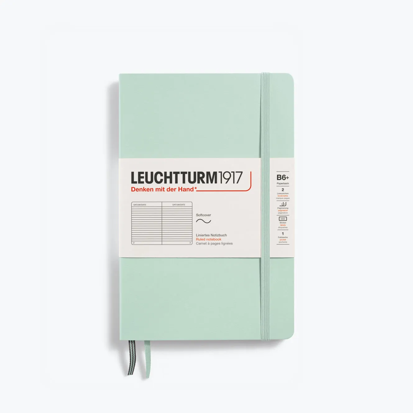 Leuchtturm1917 - Notebook - Softcover - B6  - Mint Green