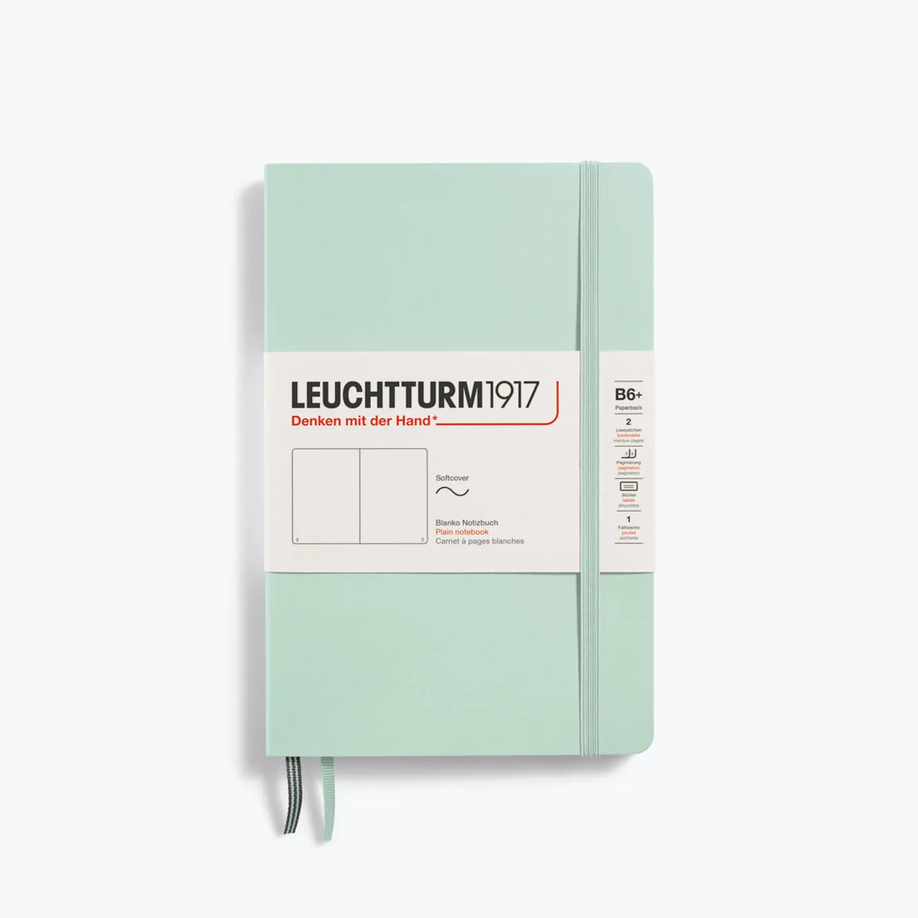 Leuchtturm1917 - Notebook - Softcover - B6  - Mint Green