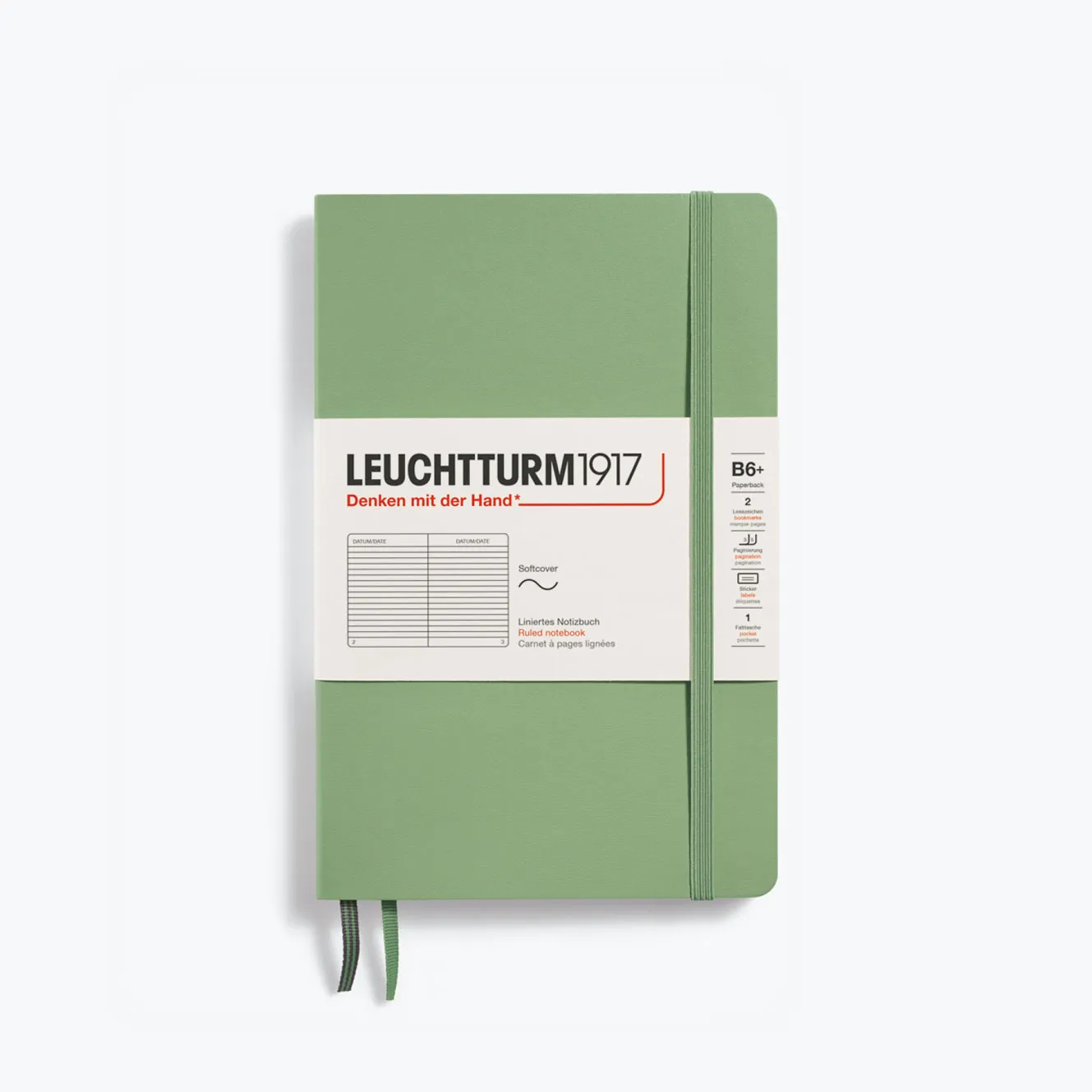 Leuchtturm1917 - Notebook - Softcover - B6  - Sage