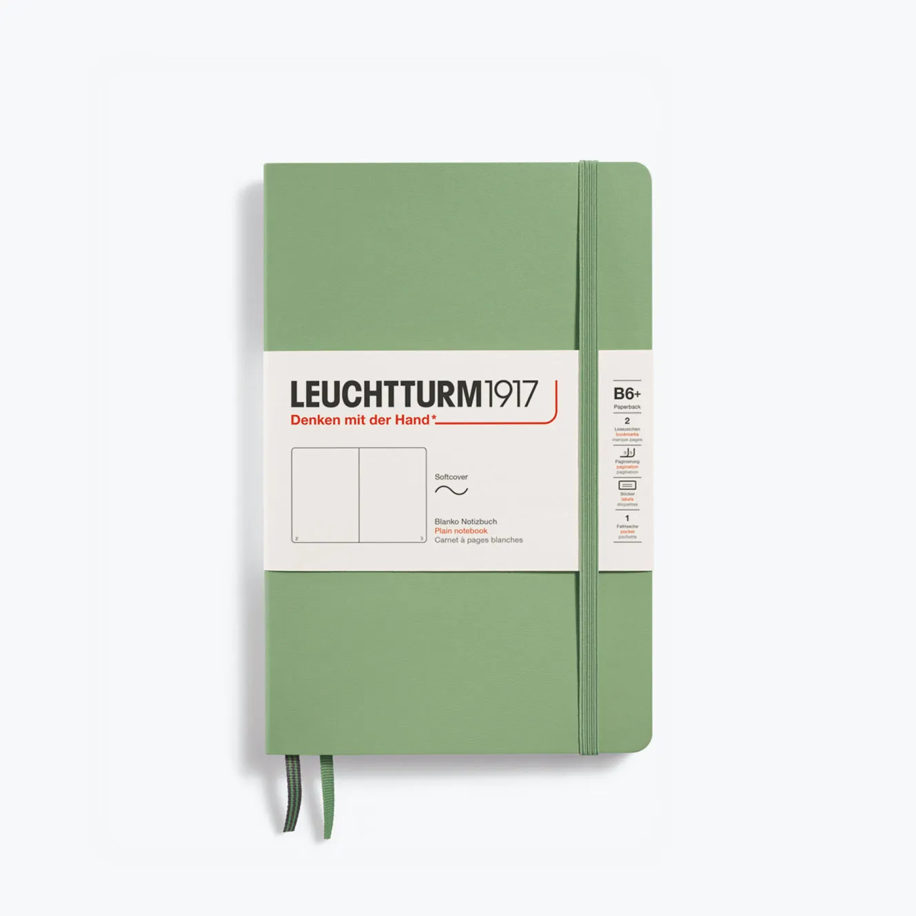 Leuchtturm1917 - Notebook - Softcover - B6  - Sage