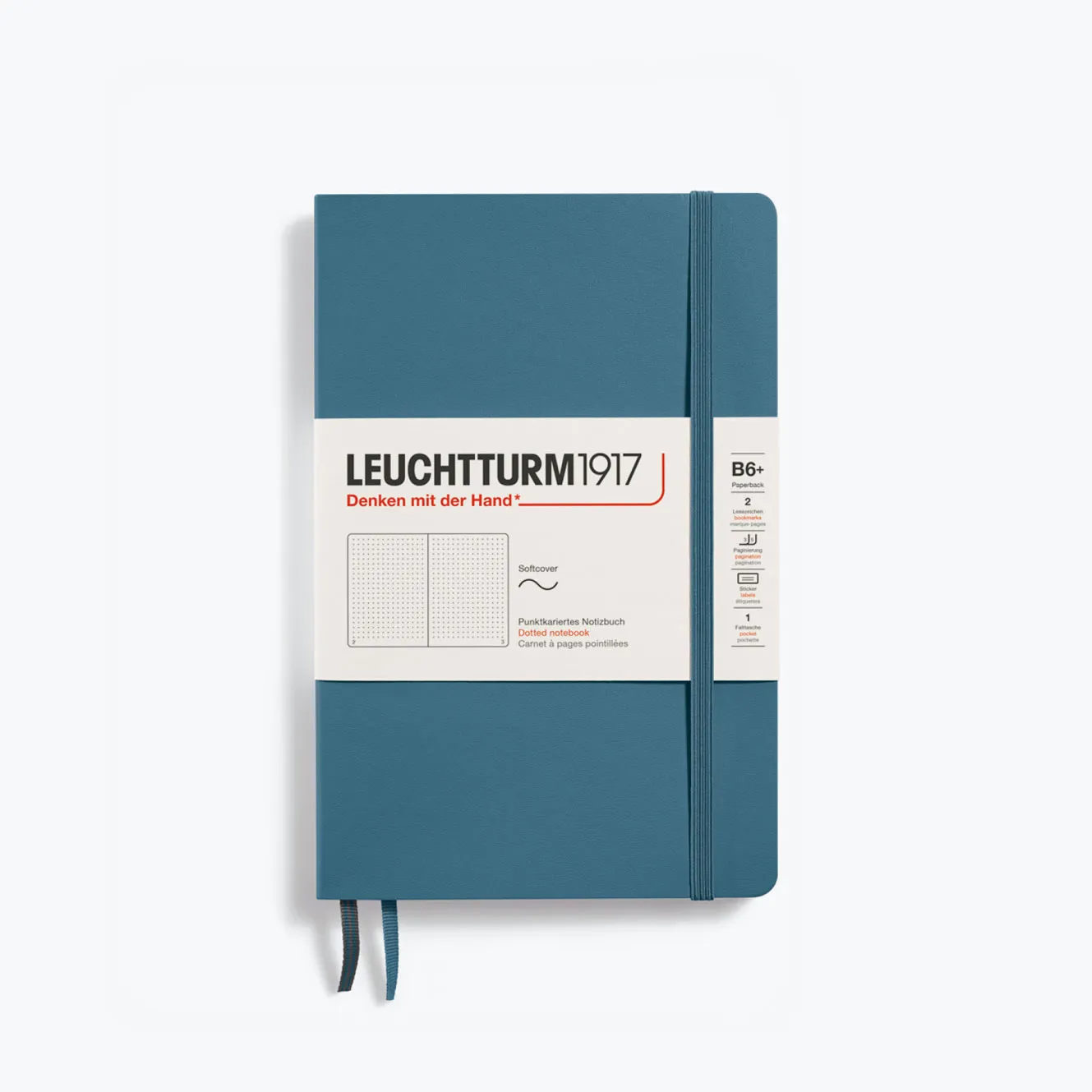 Leuchtturm1917 - Notebook - Softcover - B6  - Stone Blue