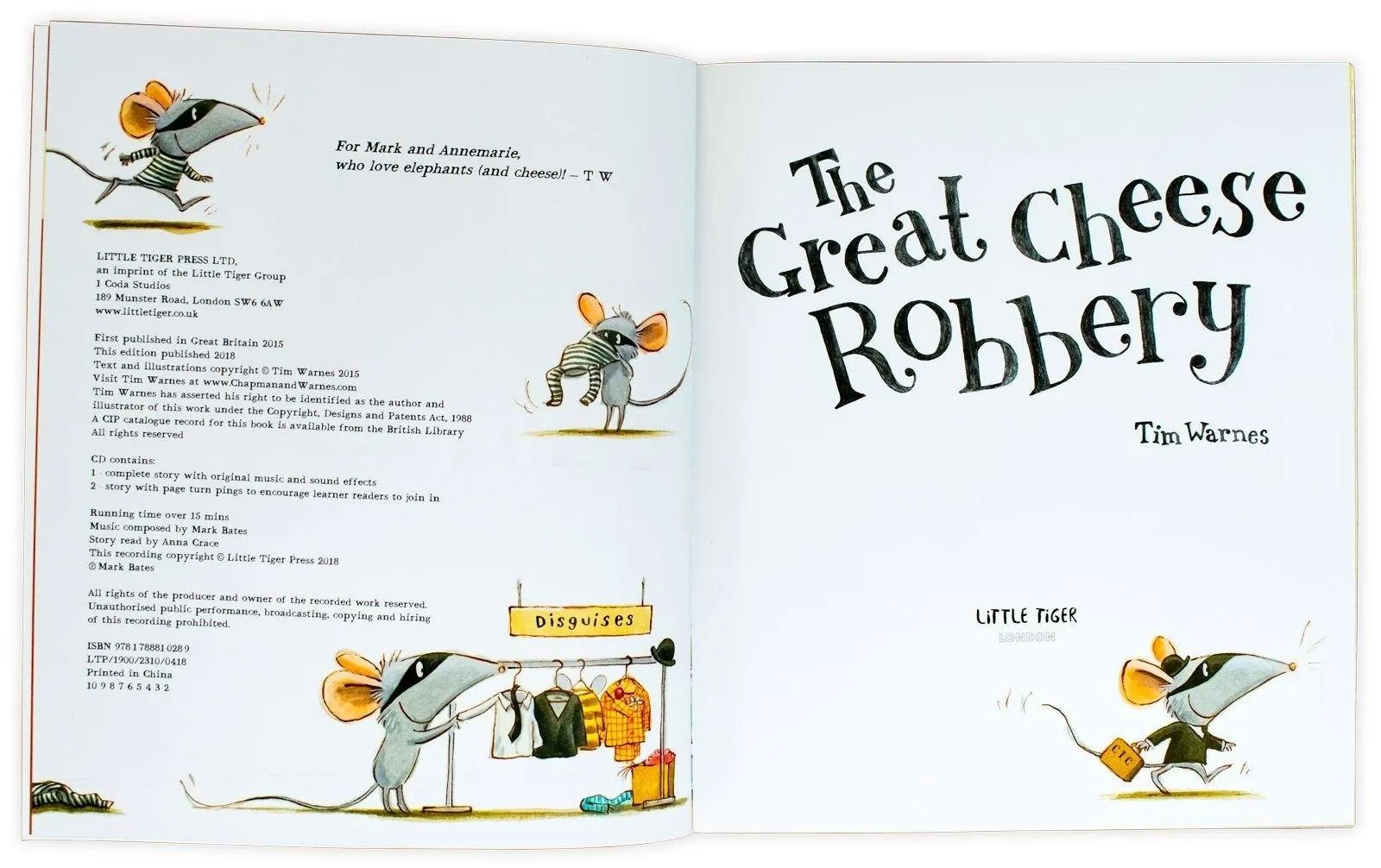 Little Tiger Press 10 Picture Book and CD Set
