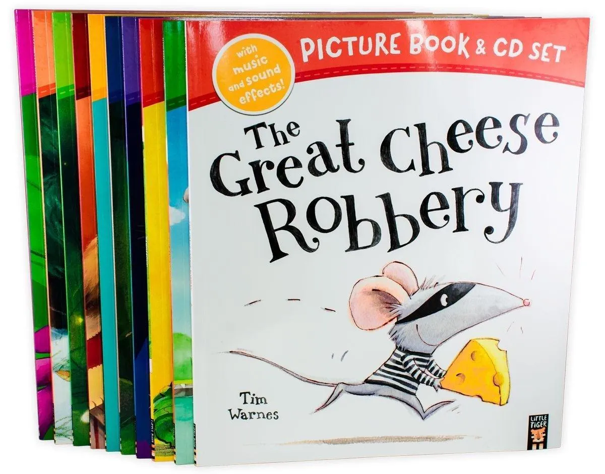 Little Tiger Press 10 Picture Book and CD Set
