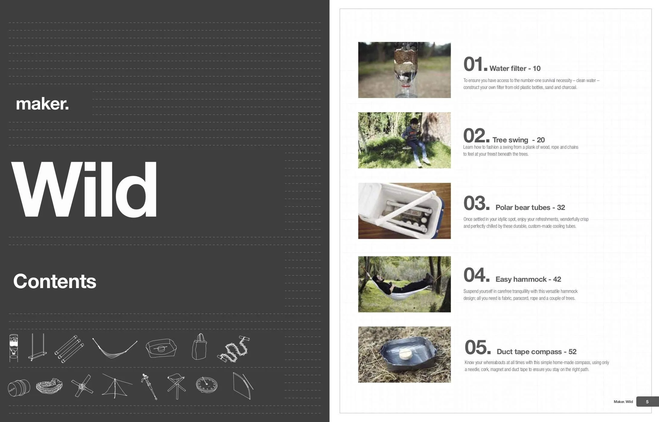 Maker. Wild: Fifteen Step-By-Step Projects For The Great Outdoors