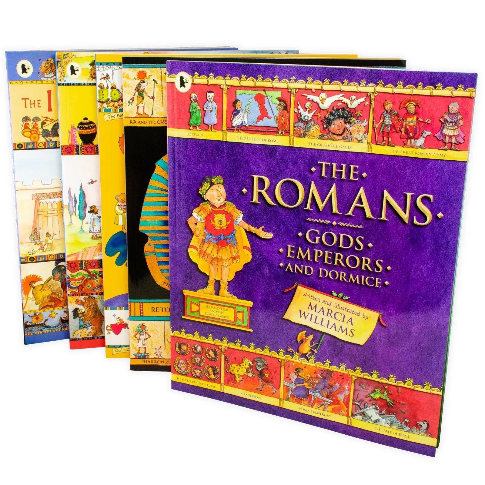 Marcia Williams Comic Strip Classics of the Ancient World 5 Book Collection