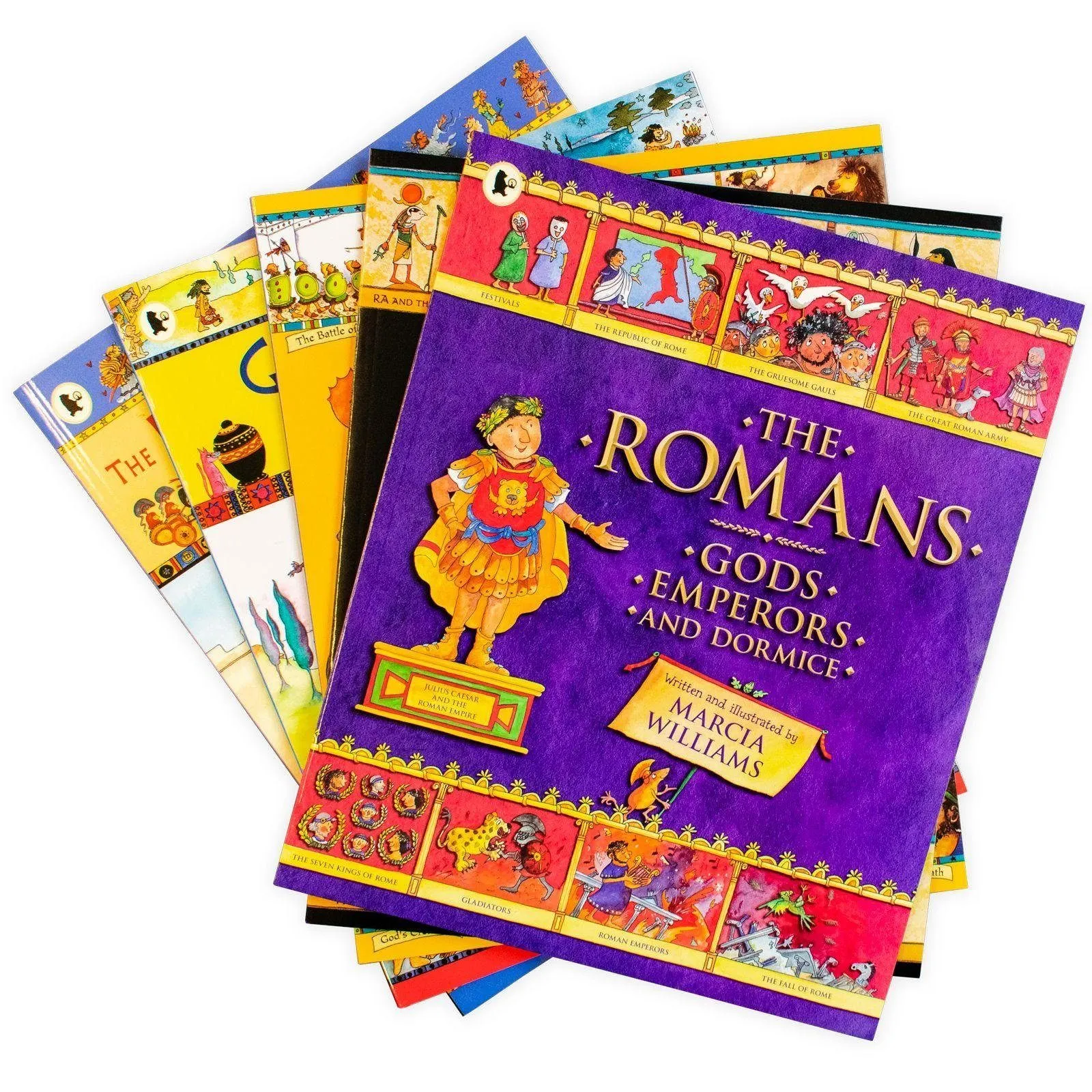 Marcia Williams Comic Strip Classics of the Ancient World 5 Book Collection