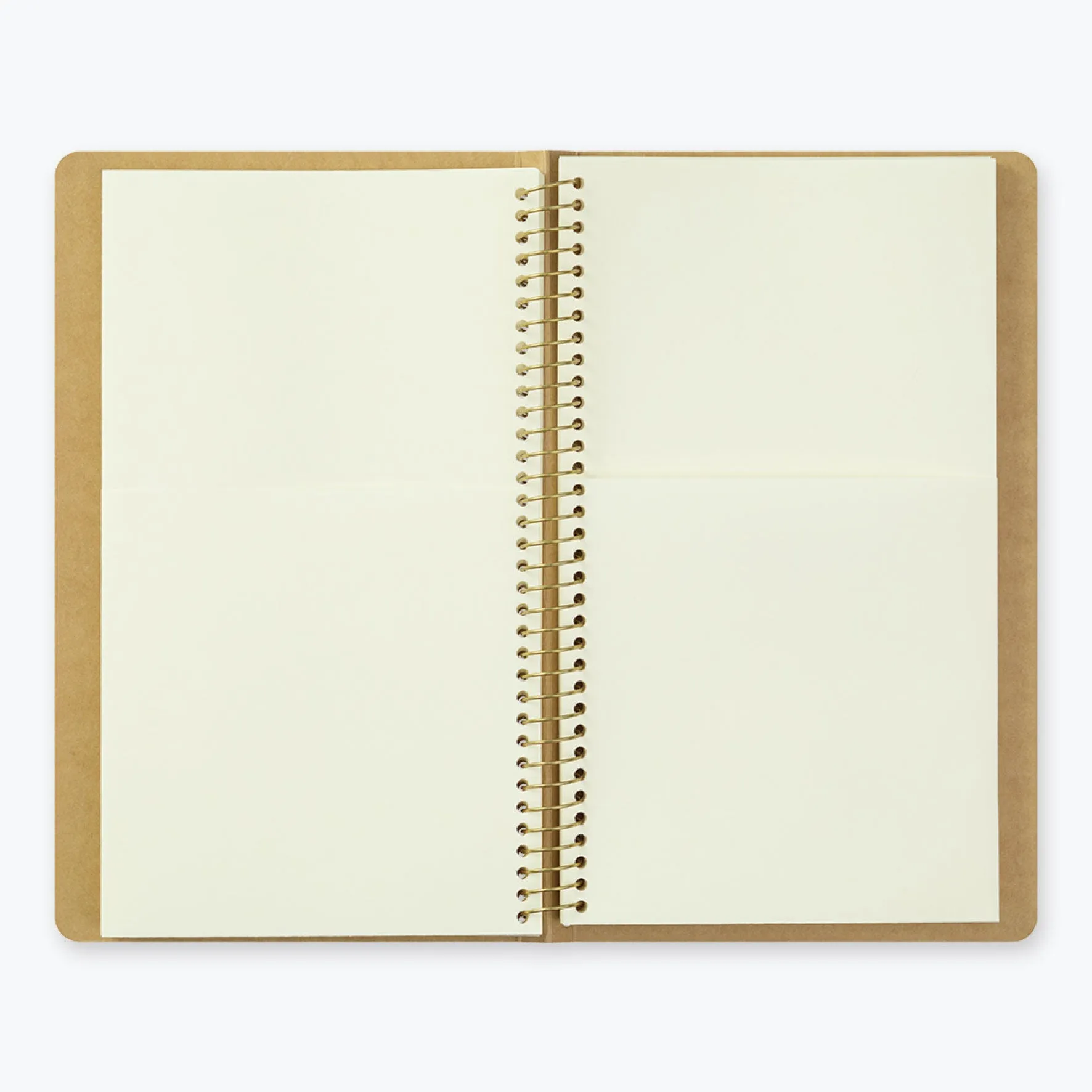 Midori - Notebook - Spiral Ring - A5 Slim - Paper Pocket