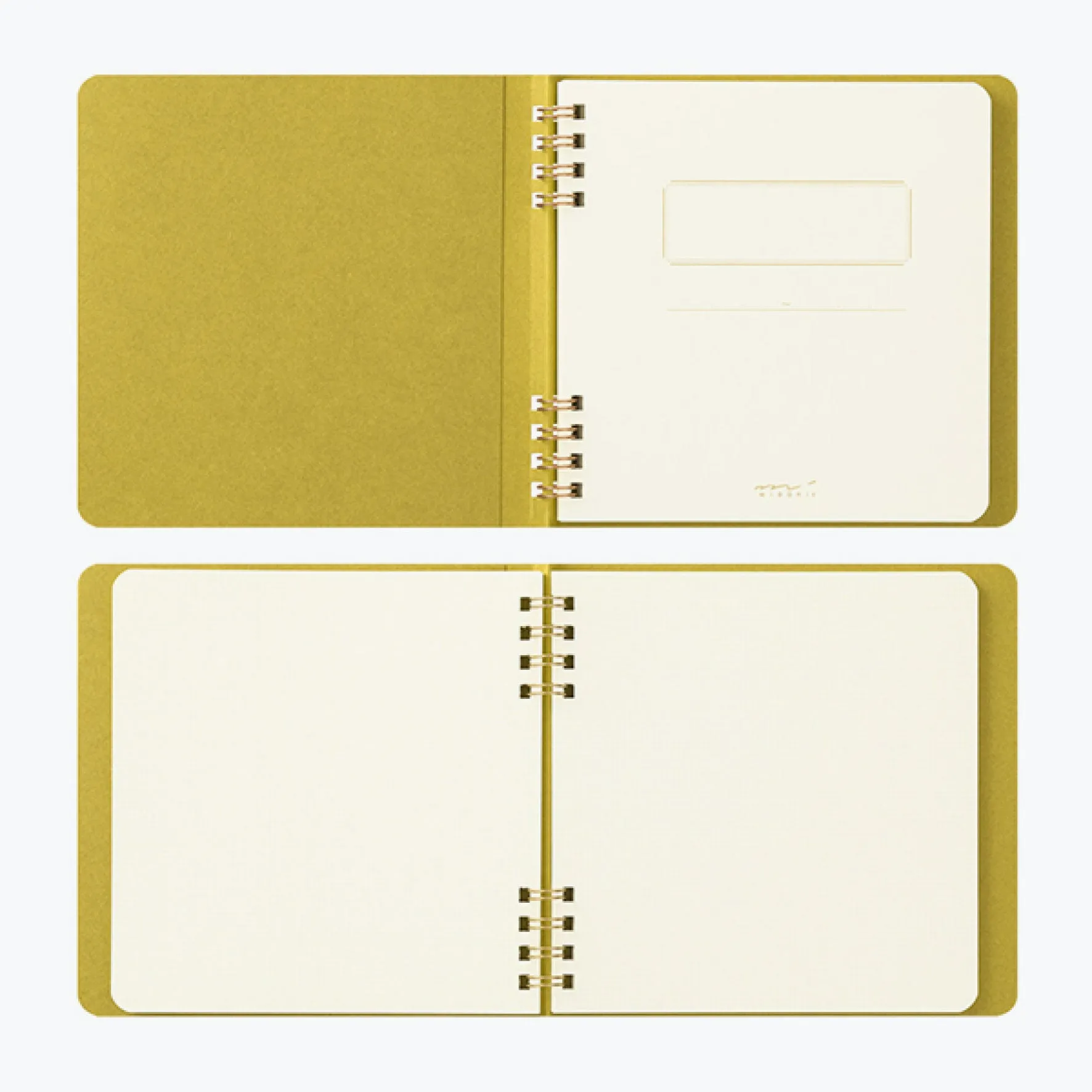 Midori - Notebook - Stamp Series - Yellow