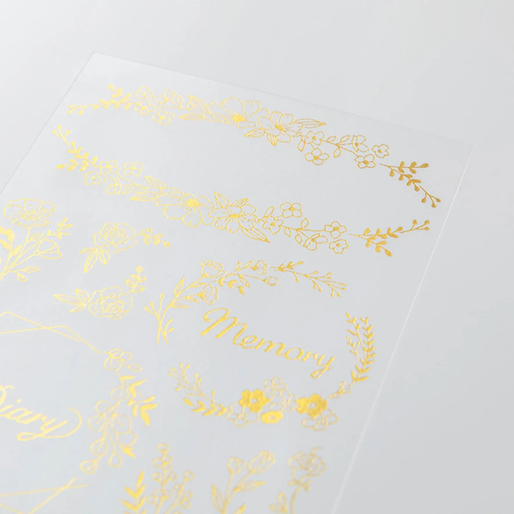 Midori - Planner Sticker - Foil Transfer - Floral