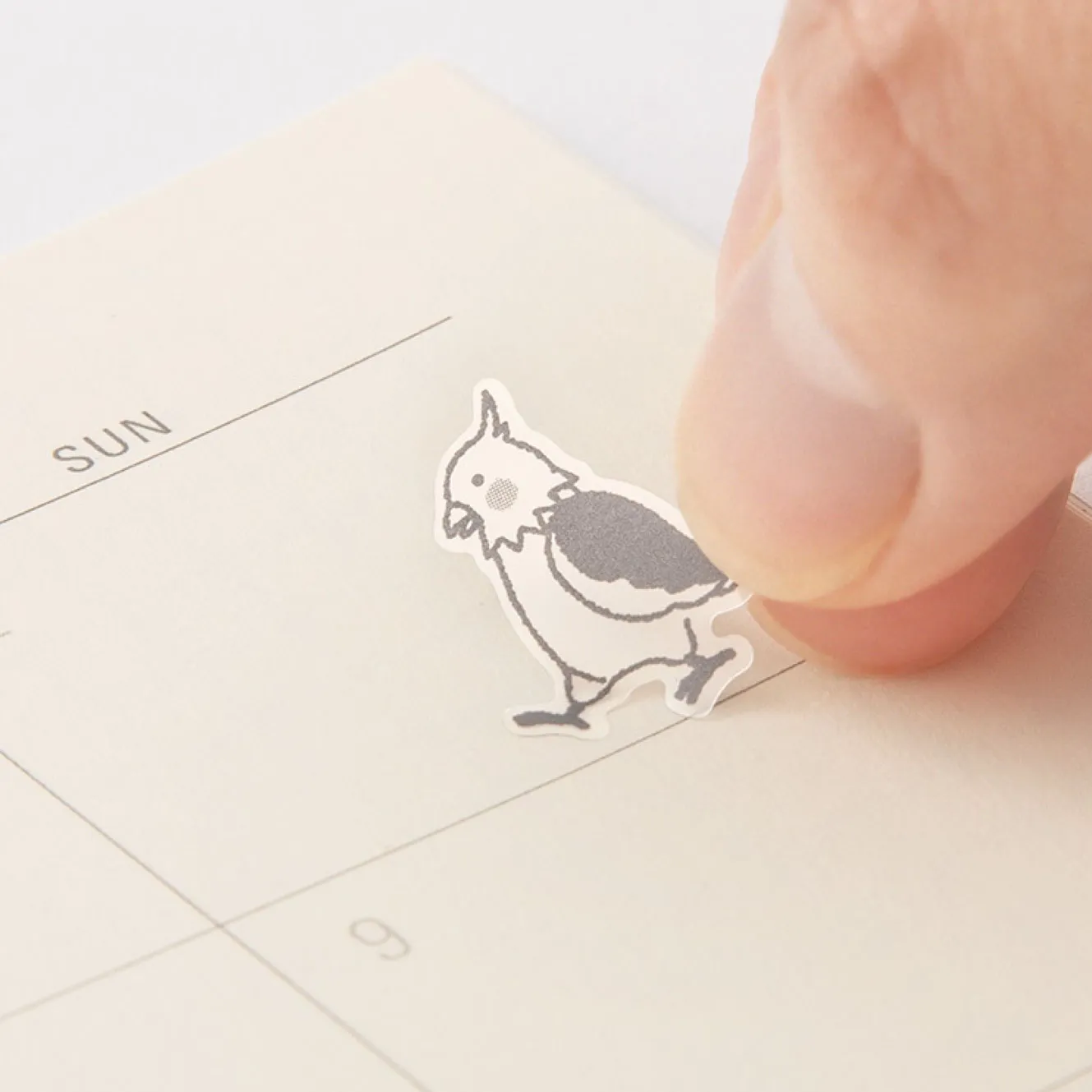Midori - Planner Sticker - Seal Collection - Birds Sketch