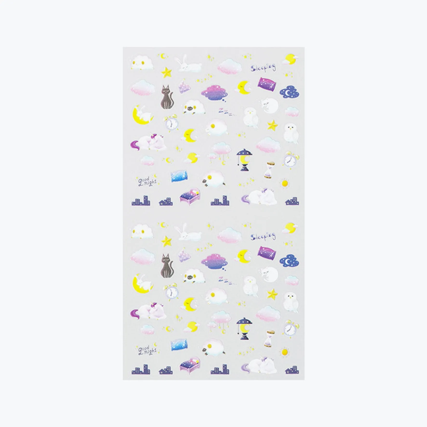 Midori - Planner Sticker - Seal Collection - Night