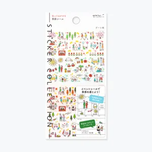 Midori - Planner Sticker - Seal Collection - Season Date