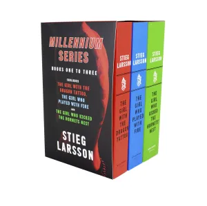 Millennium Series by Stieg Larsson: Books 1-3 Box Set - Fiction - Paperback