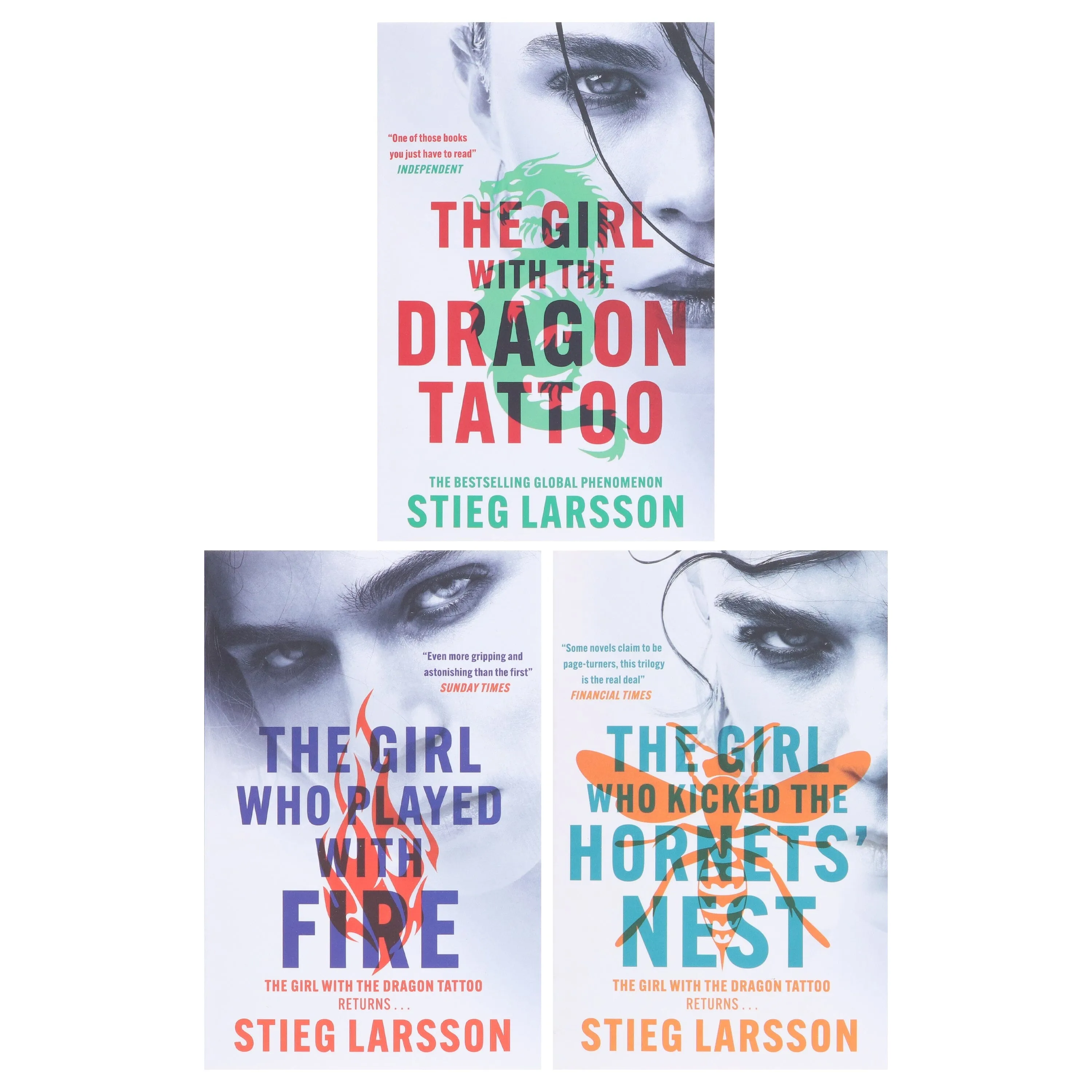 Millennium Series by Stieg Larsson (Volume 1-3) Collection 3 Books Set - Fiction - Paperback