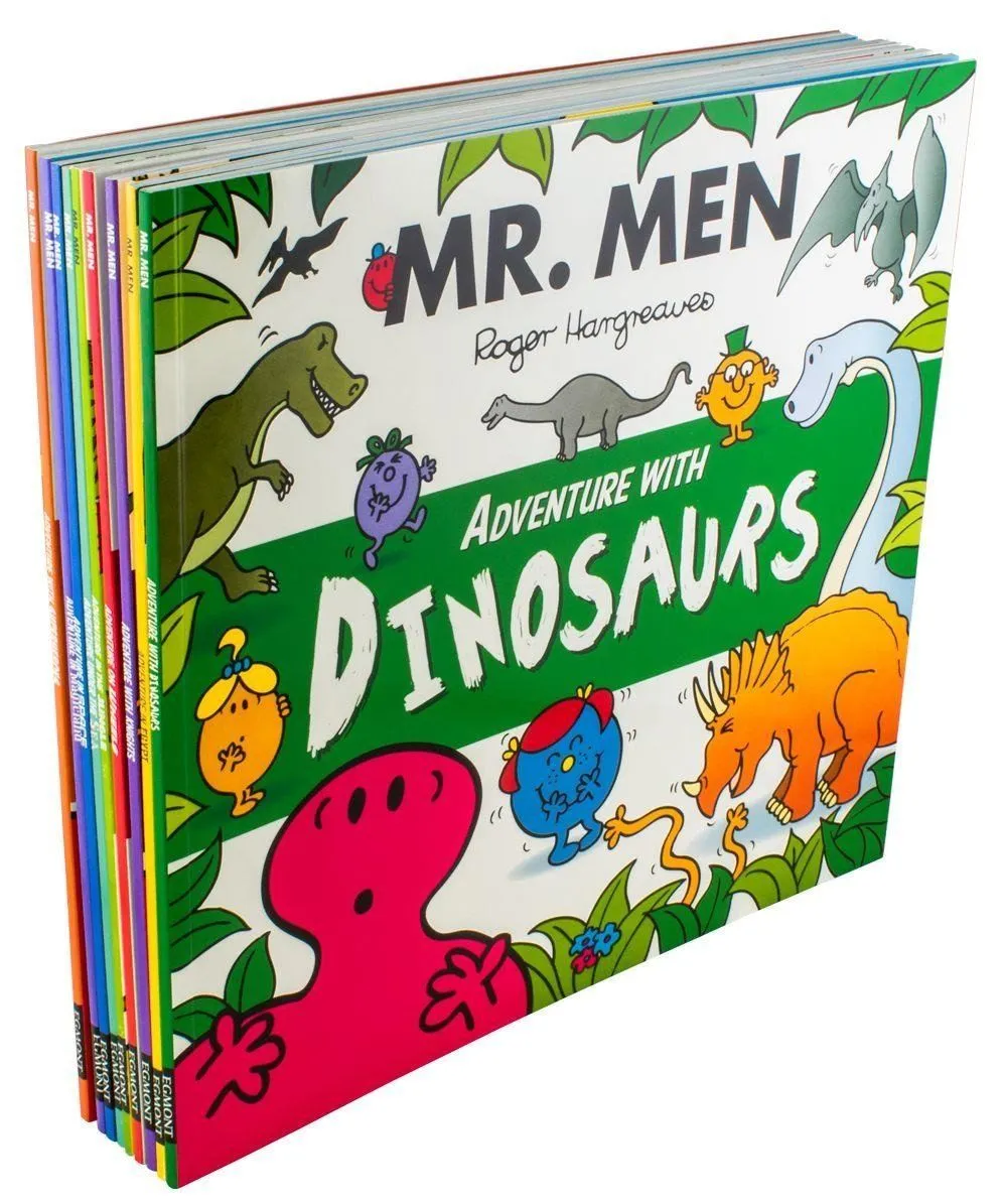 Mr. Men Adventures 9 Book Collection - Ages 0-5 - Paperback - Roger Hargreaves