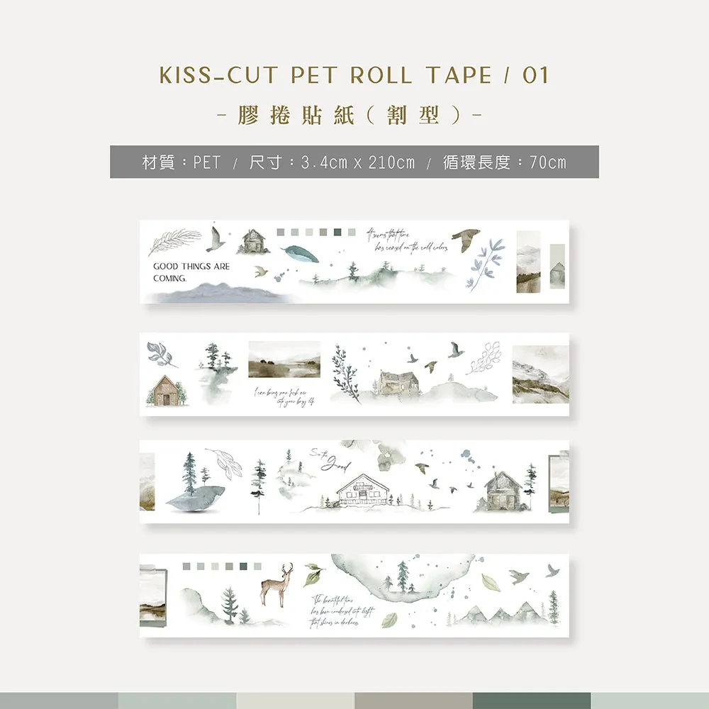 MU Lifestyle - Planner Sticker - Film Kiss Cut Roll (PET) - #01