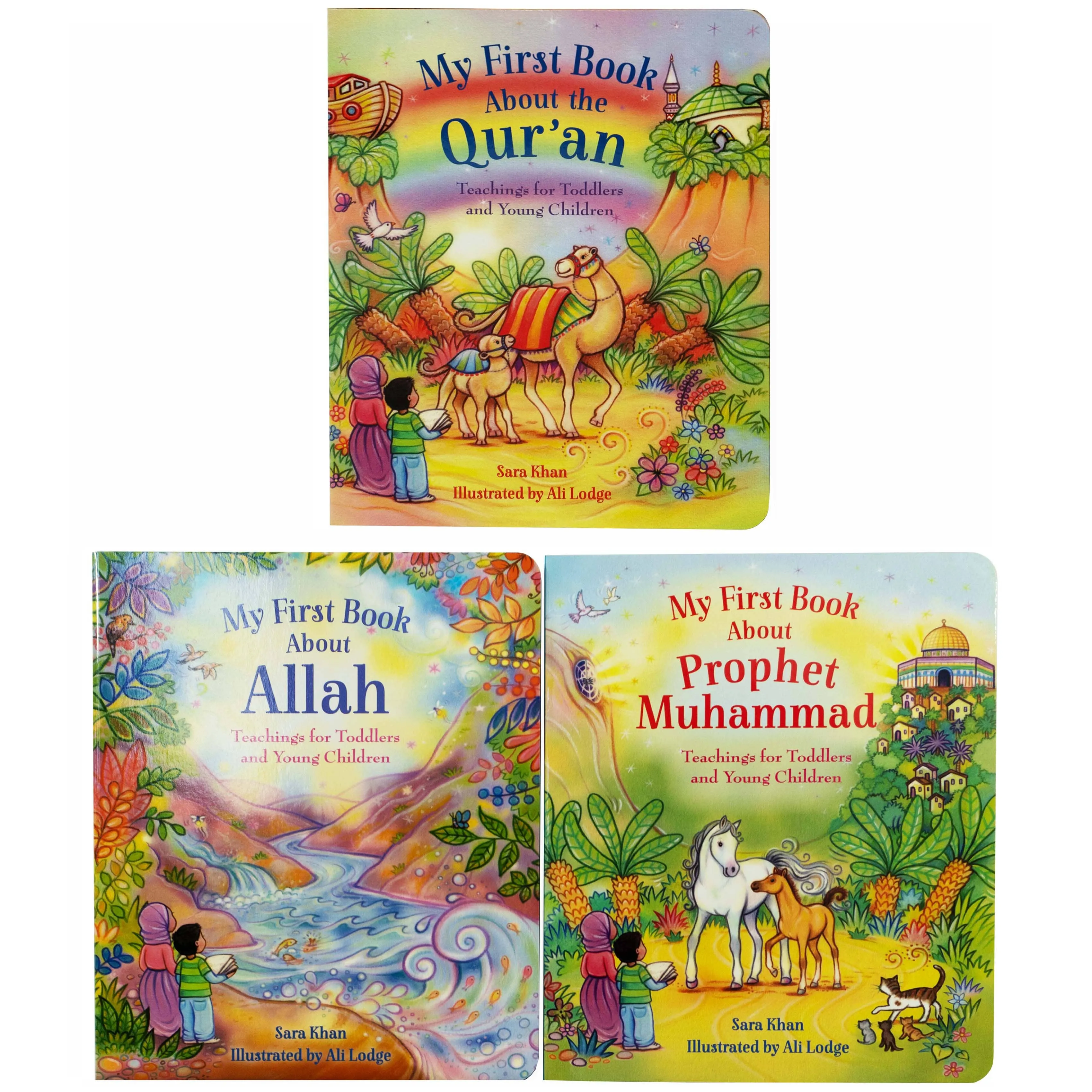 My First Books About Islam by Sara Khan 3 Books Collection Set - Ages 3  - Board Book