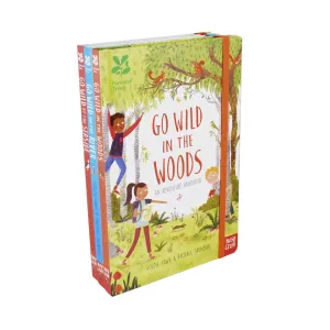 National Trust Go Wild 3 Books Children Collection By Goldie Hawk - Ages 8-11 - Hardback