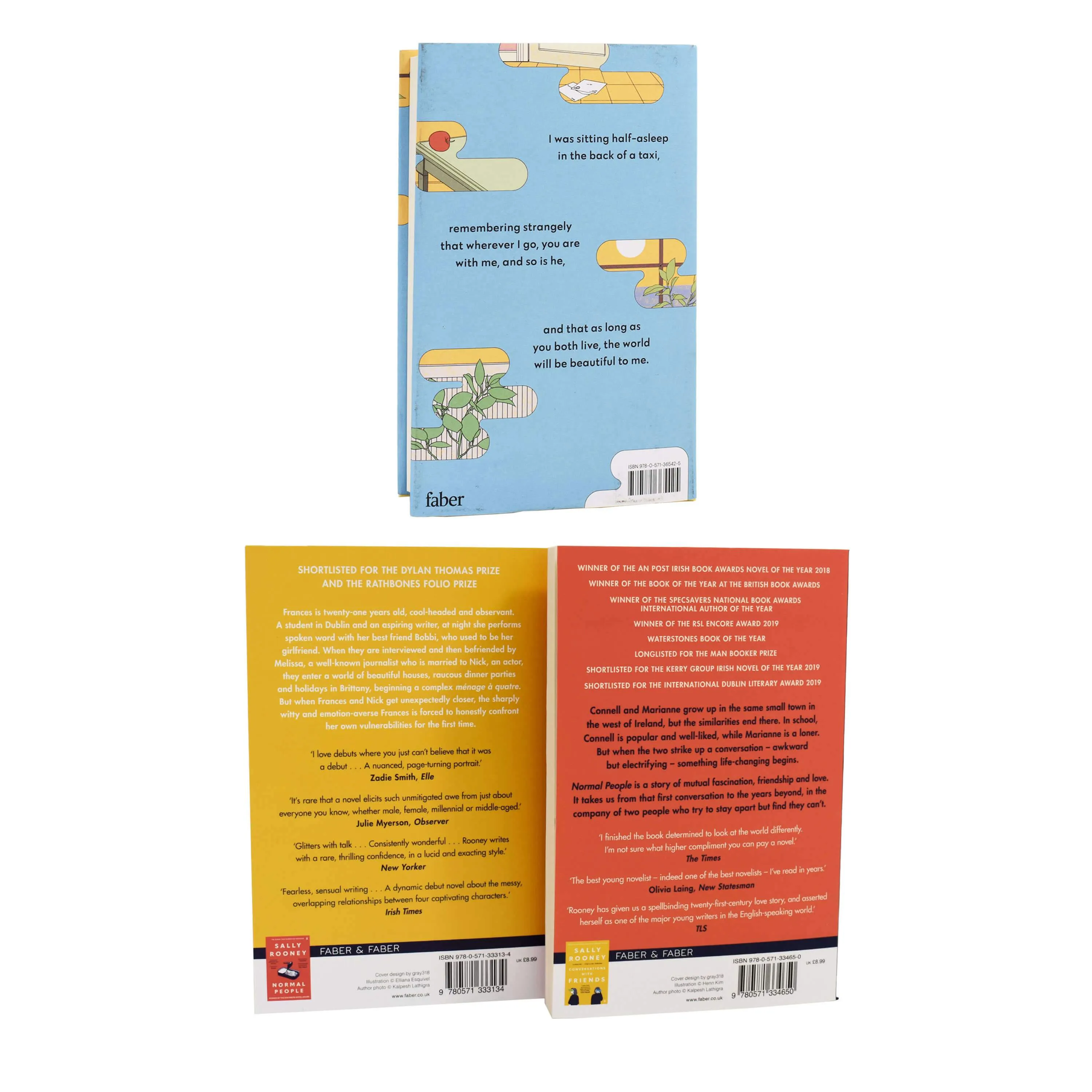 Normal People, Conversations with Friends & Beautiful World, Where Are You By Sally Rooney: 3 Book Collection Set - Fiction - Hardback/Paperback