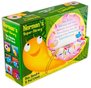Norman's Super-Library 6 Book Collection - Ages 0-5 - Hardback - Sue Hendra and Paul Linnet