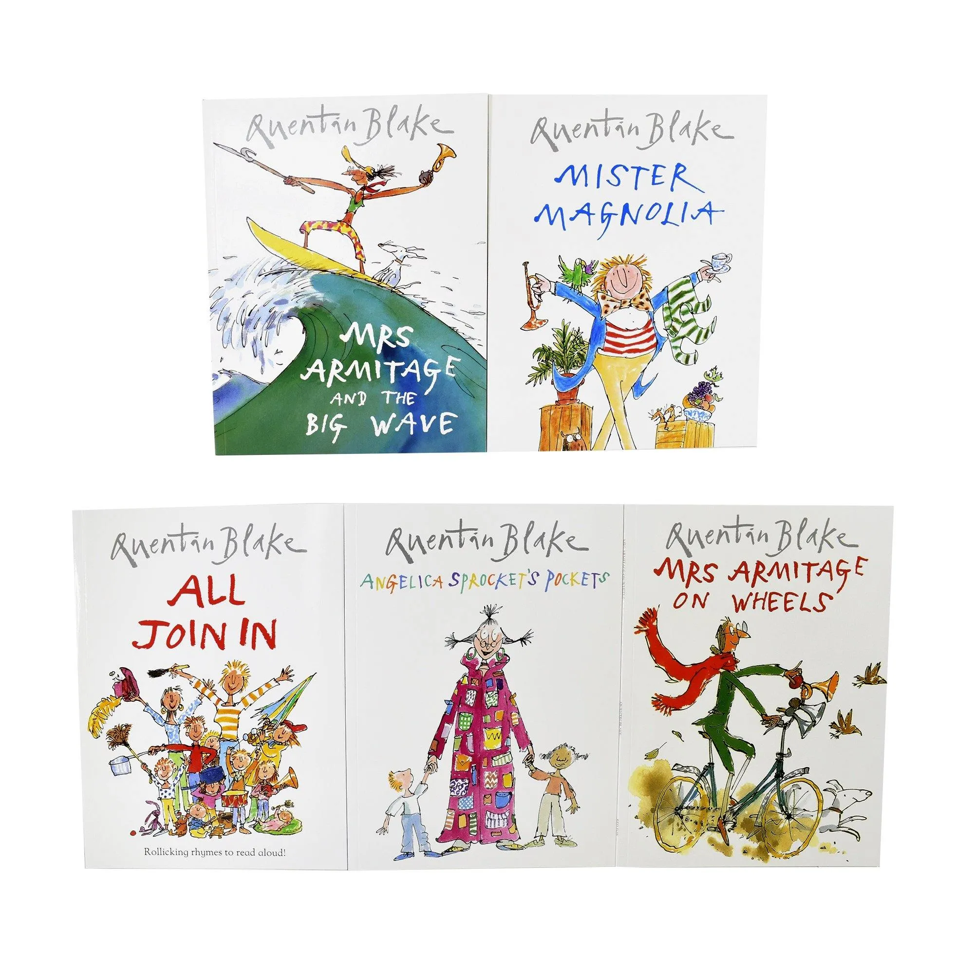 Quentin Blake Children Collection 5 Picture Books - Ages 0-5 -  Paperback