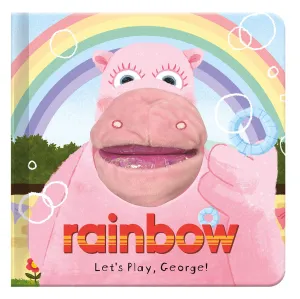 Rainbow Let's Play, George! Hand Puppet Book by Kellie Jones - Ages 3-5 - Board Books