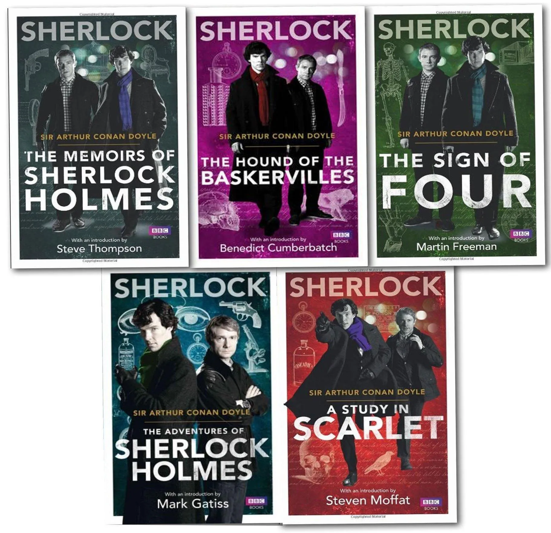Sherlock Holmes Collection 5 Book set - Adult - Paperback by Sir Arthur Conan Doyle
