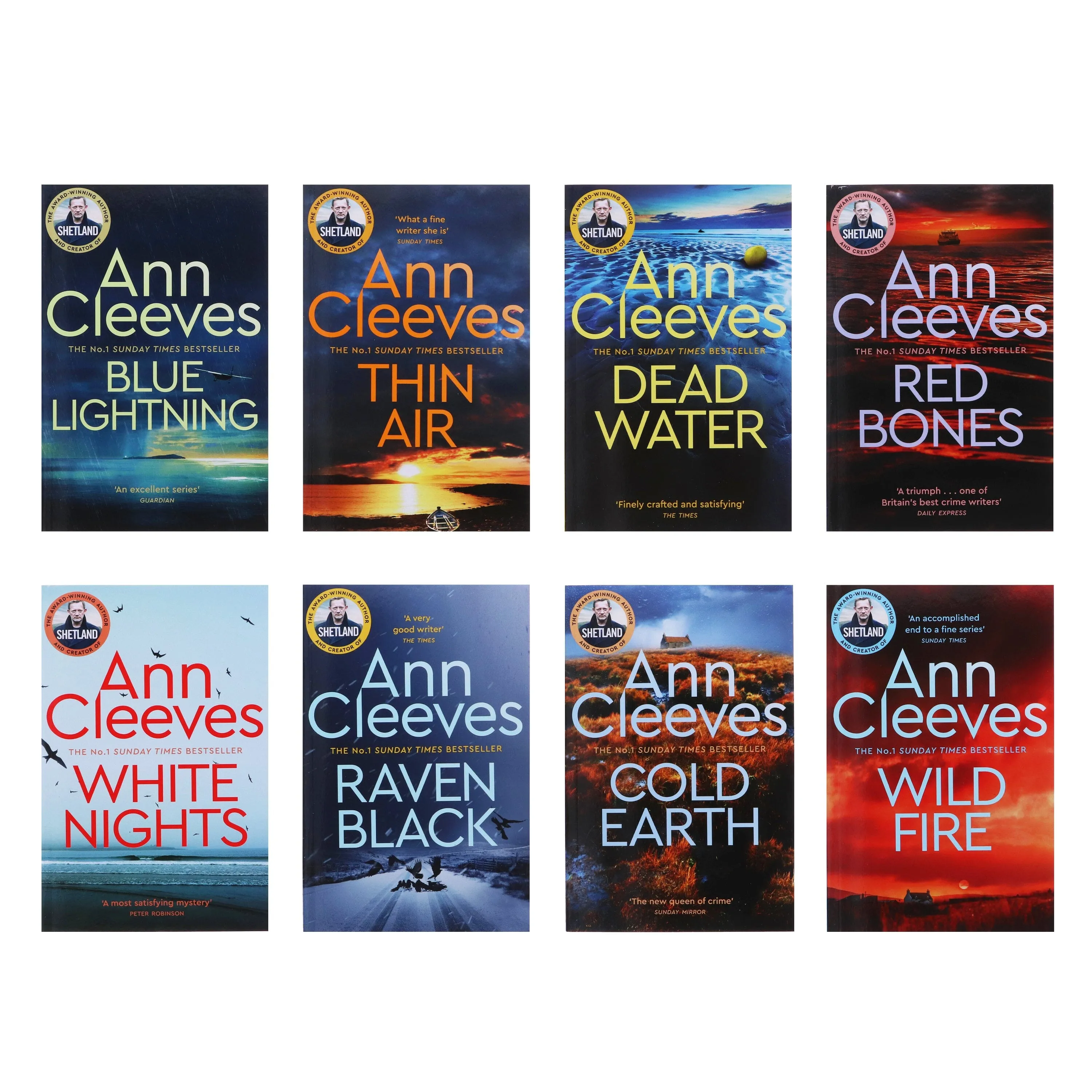 Shetland Series By Ann Cleeves 8 Books Collection Set - Fiction - Paperback