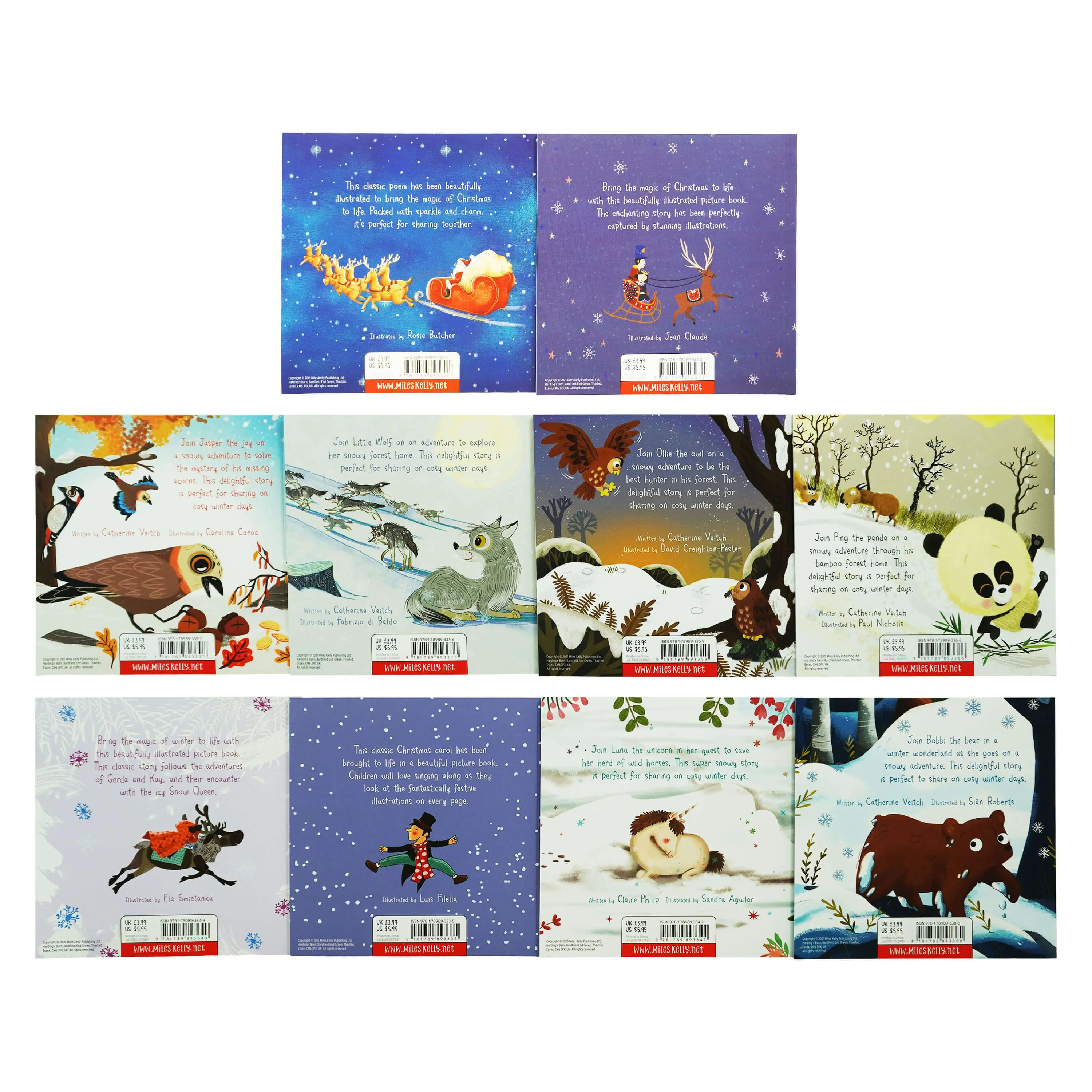 Stories for Christmas 10 Books Collection Box Set - Ages 3  - Paperback