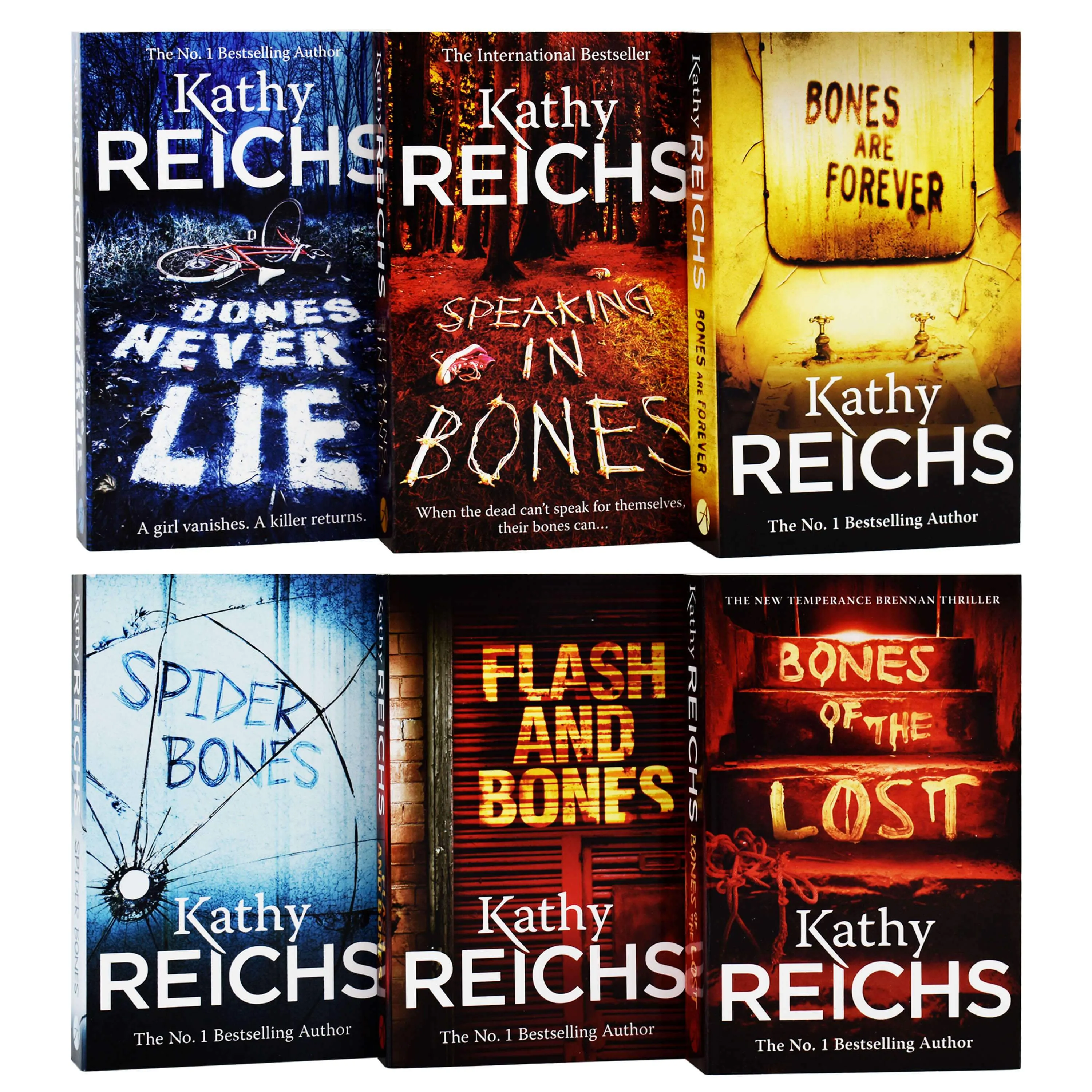 Temperance Brennan by Kathy Reichs: Books 1-18 Collection Set - Fiction - Paperback